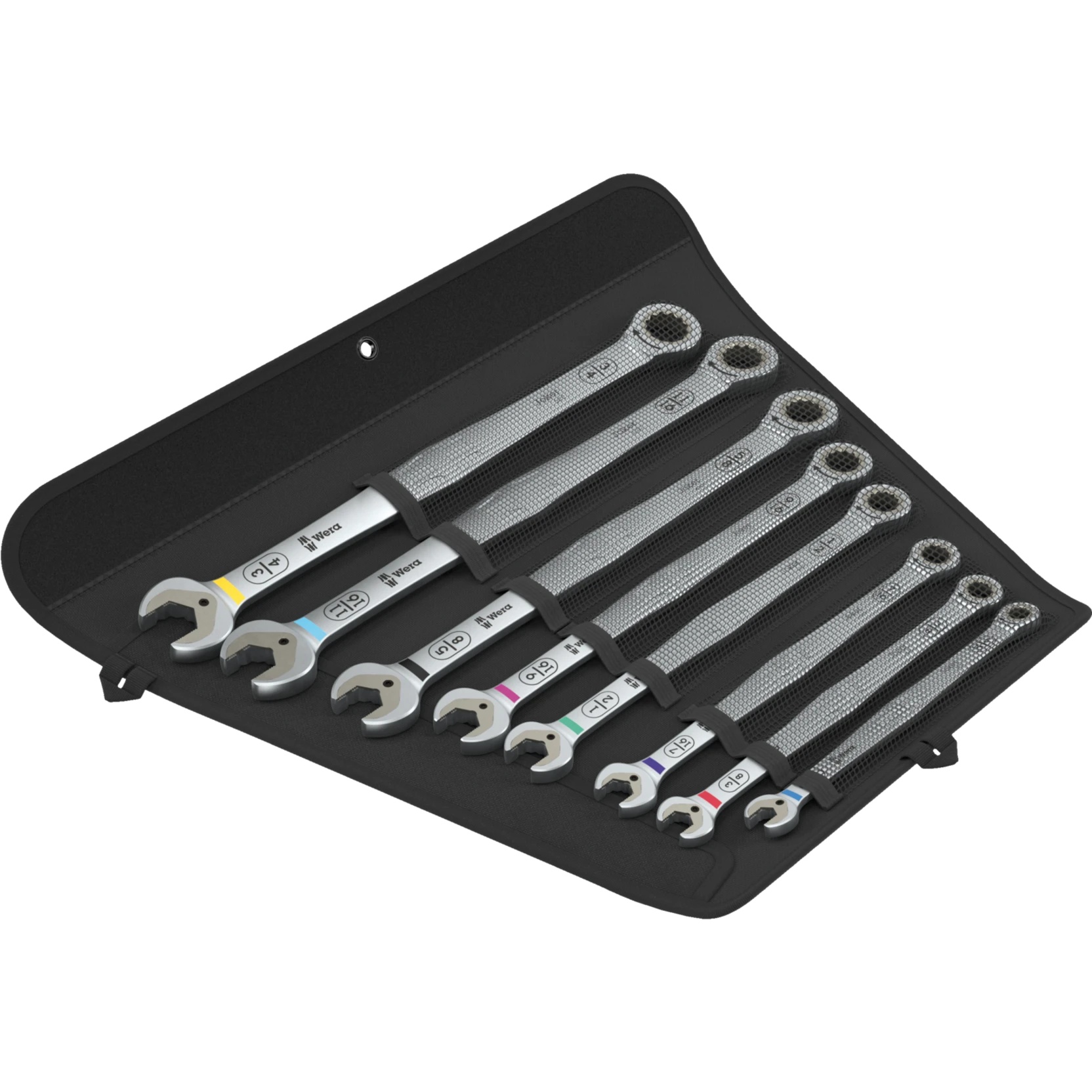 6007 Joker Imperial 8 Set 1 jeu de clés mixtes à cliquet, en pouces, 5/16"-3/4", 8 pièces - Wera 05020385001