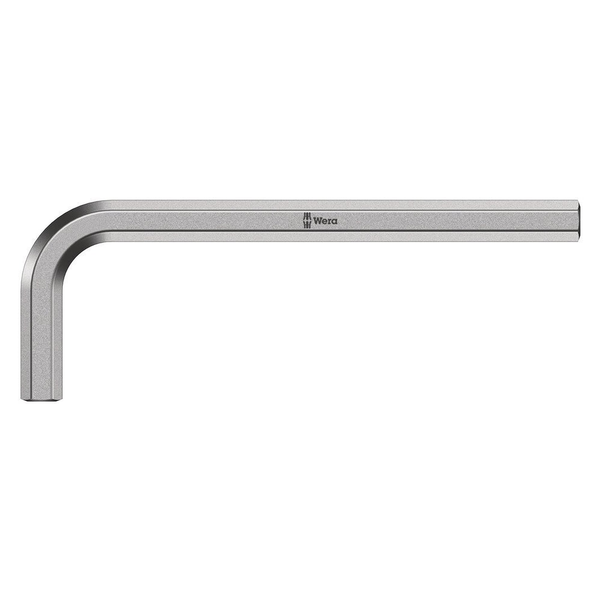 950 Clé mâle coudée métrique, chromée, 19 x 180 mm - Wera 05021095001