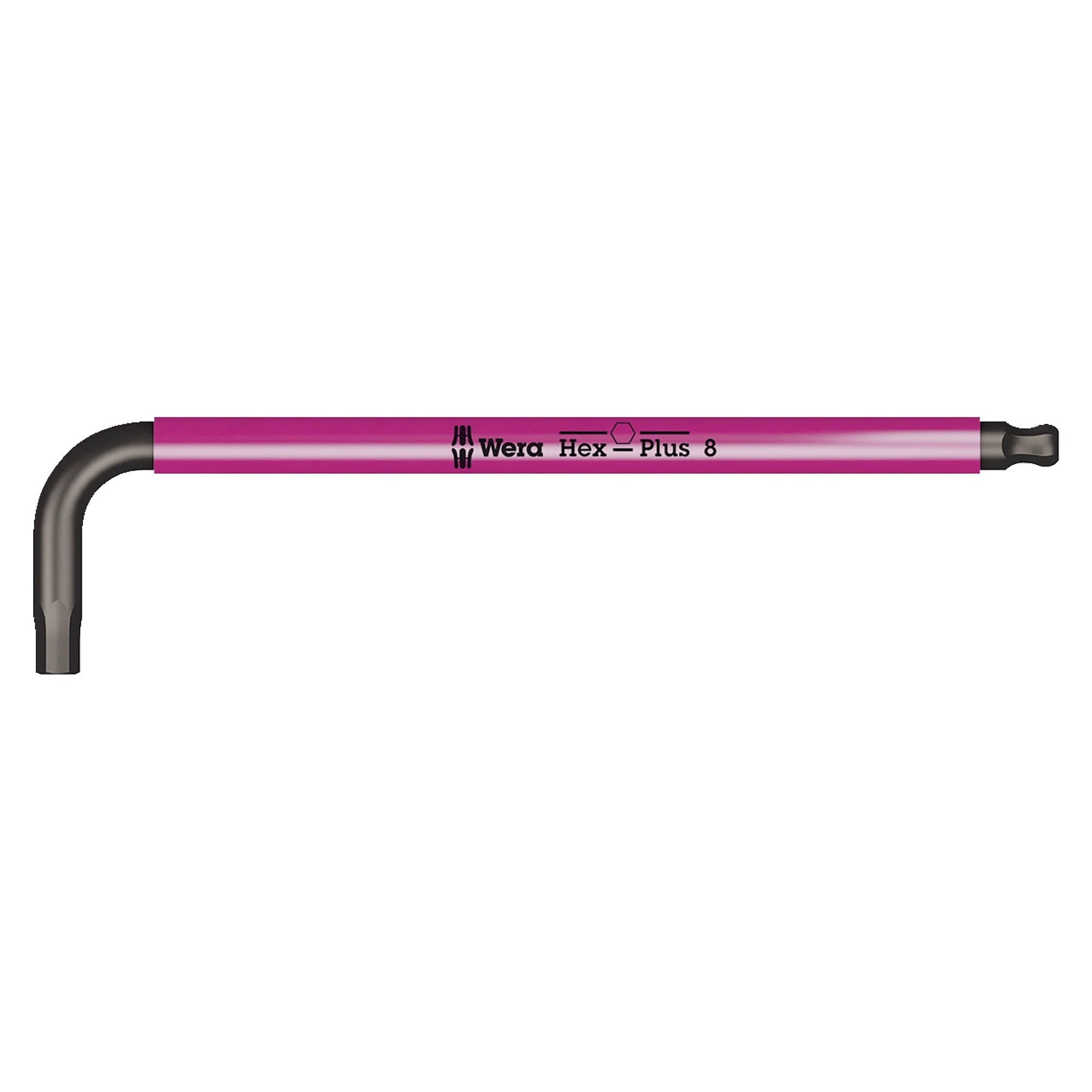 950 SPKL Clé mâle coudée Multicolour métrique, BlackLaser, Hex-Plus 10 x 224 mm - Wera 05022616001