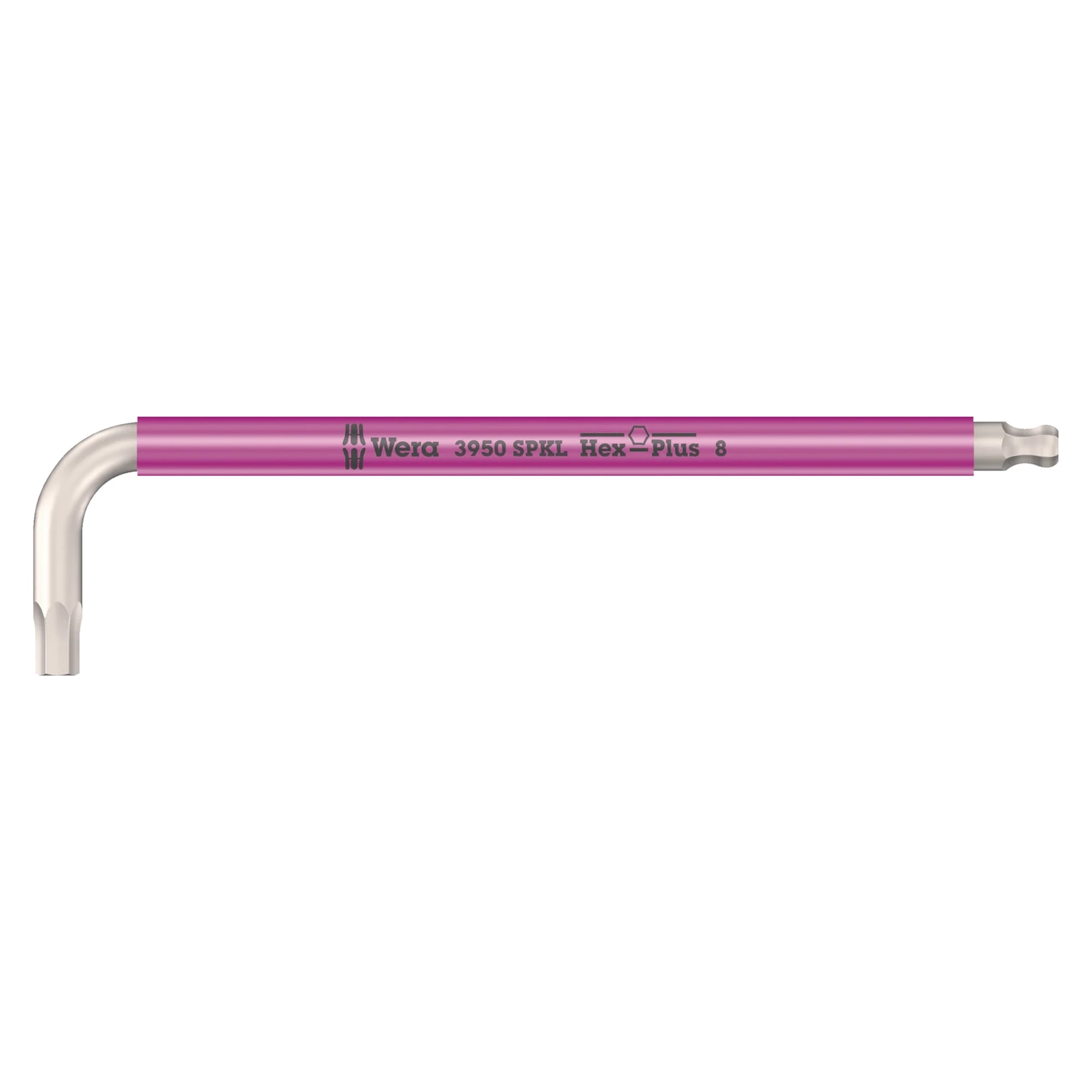 3950 SPKL Multicolour L-key metric, stainless, Hex-Plus 10 x 224 mm - Wera 05022668001