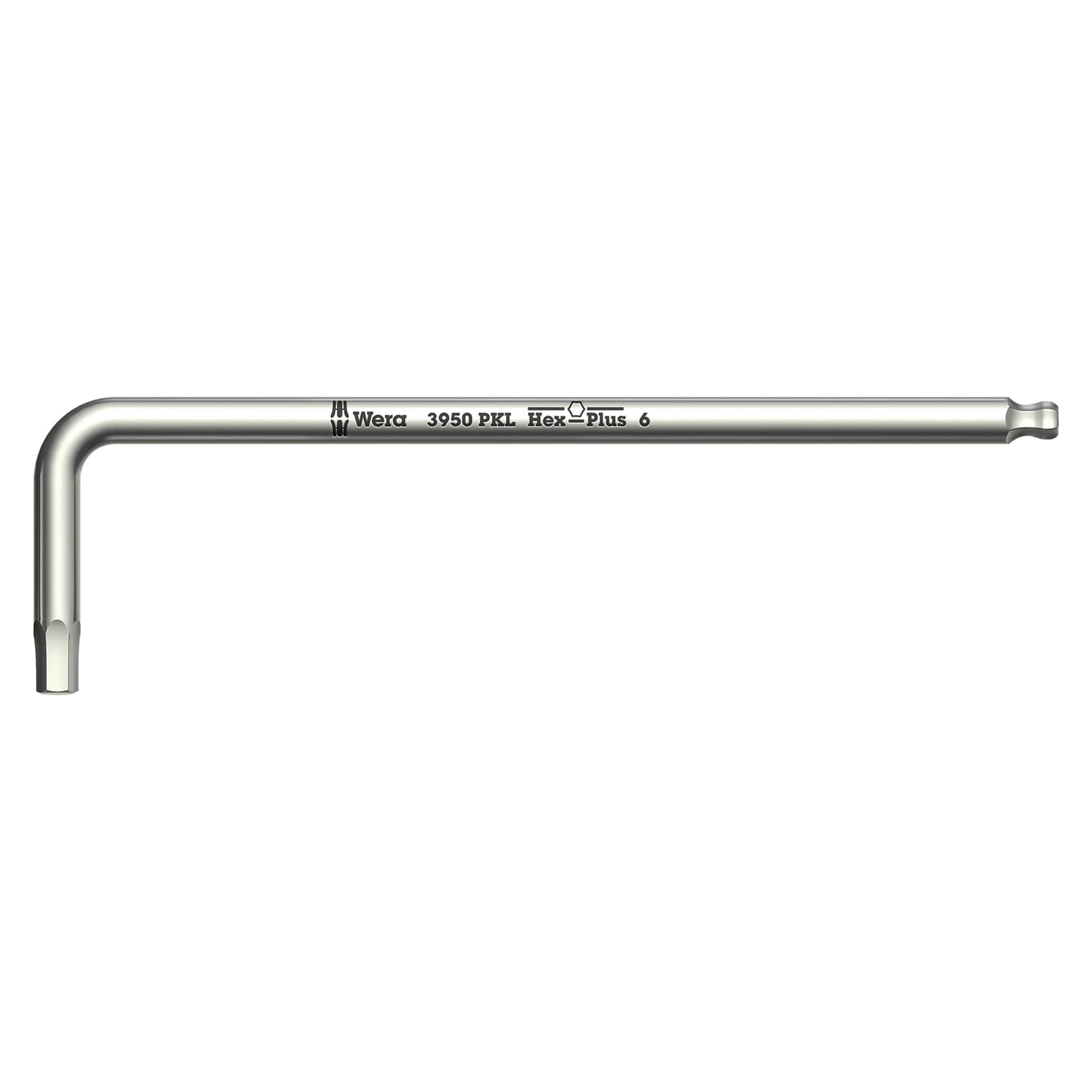 3950 PKL L-key metric, stainless, Hex-Plus 10 x 224 mm - Wera 05022709001