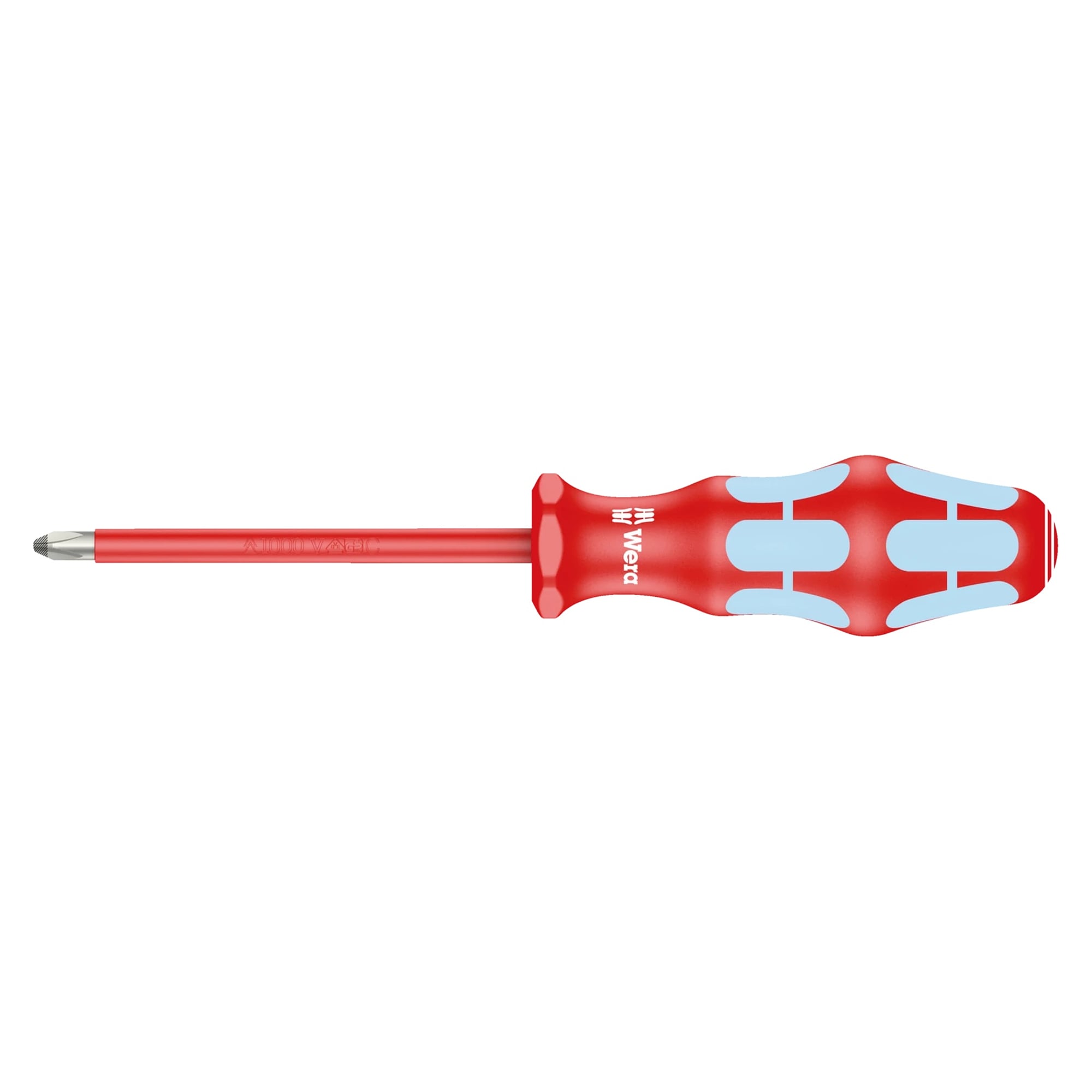 3162 i PH VDE-isolierter Kreuzschlitz-Schraubendreher Edelstahl PH 2 x 100 mm - Wera 05022734001