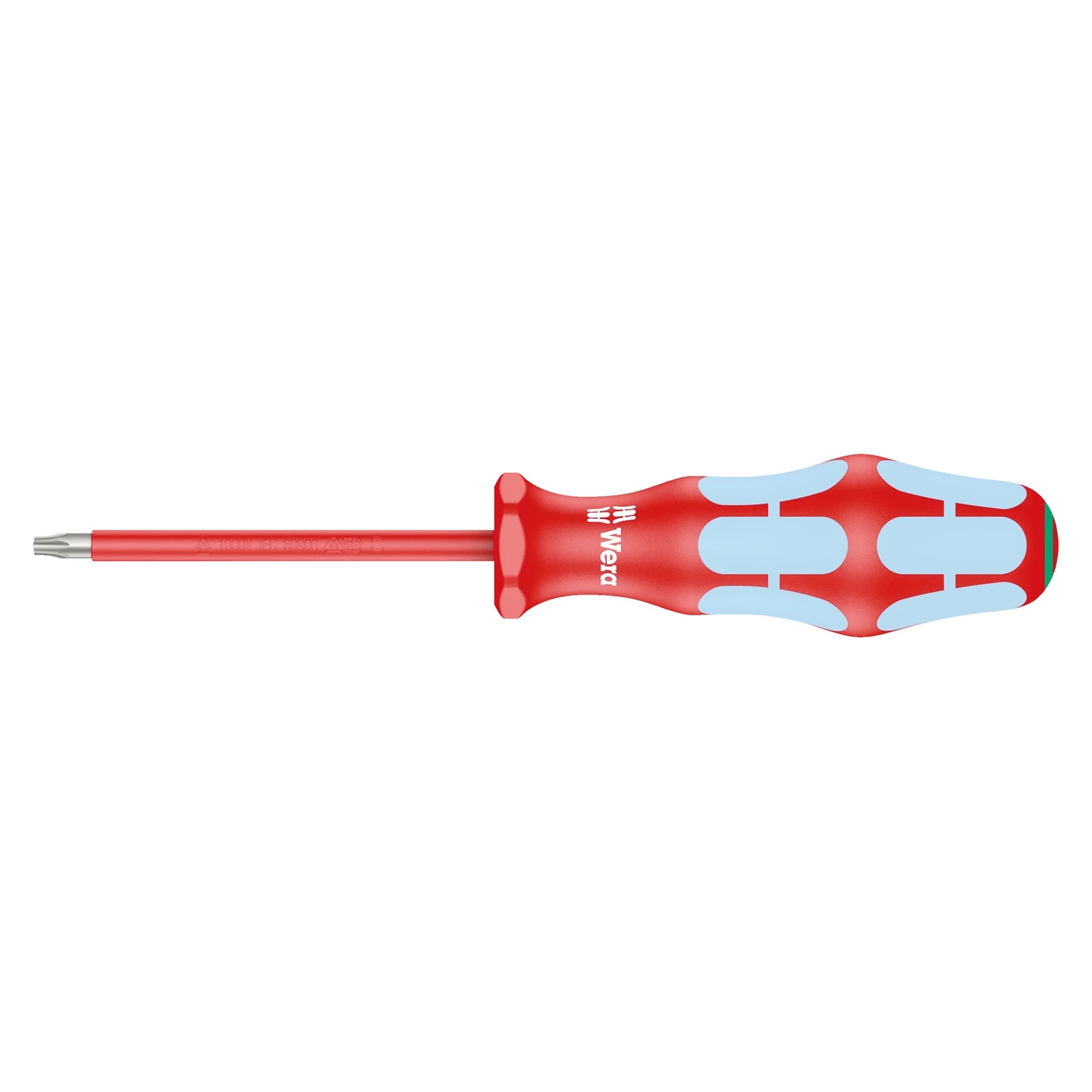 3167 i VDE-isolierter TORX Schraubendreher Edelstahl TX 30 x 100 mm - Wera 05022766001