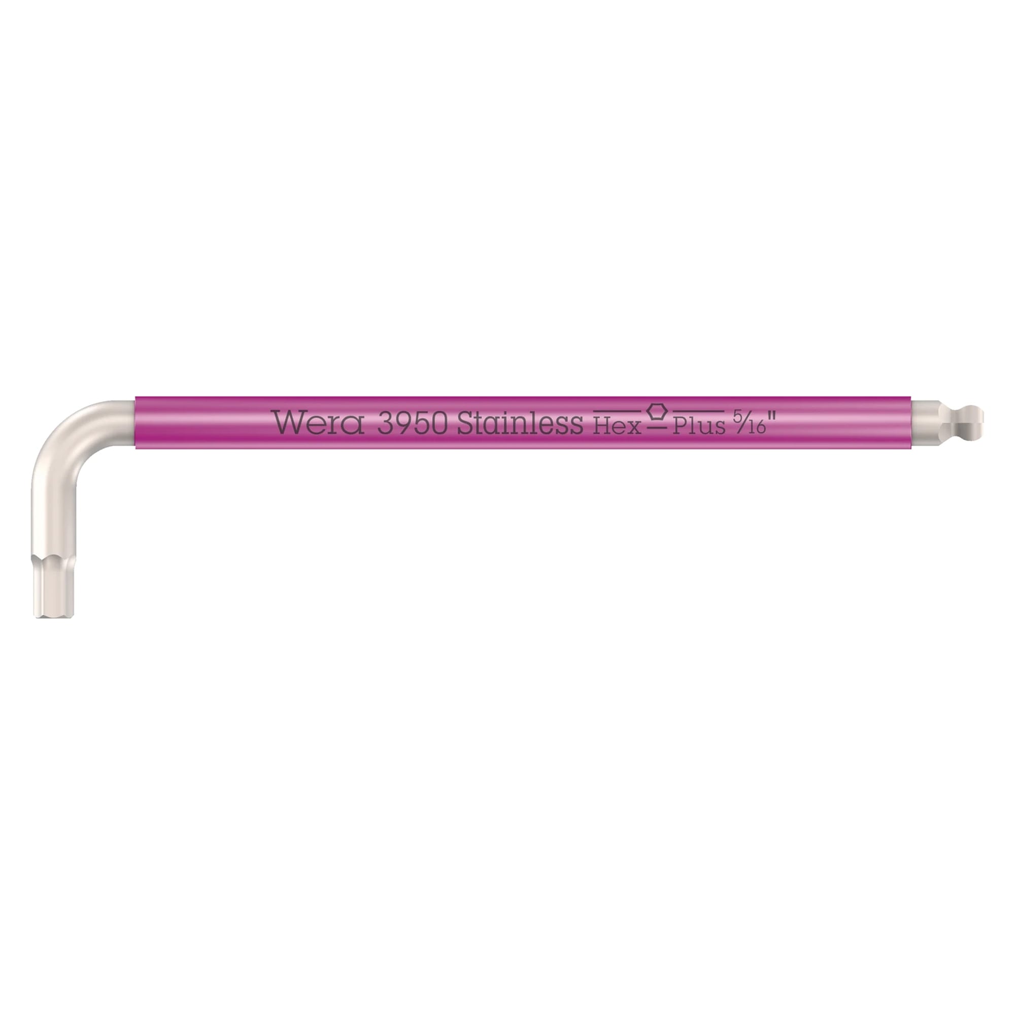 3950 SPKL Multicolour Imperial L-key, stainless, Hex-Plus 3/8" x 224 mm - Wera 05022858001