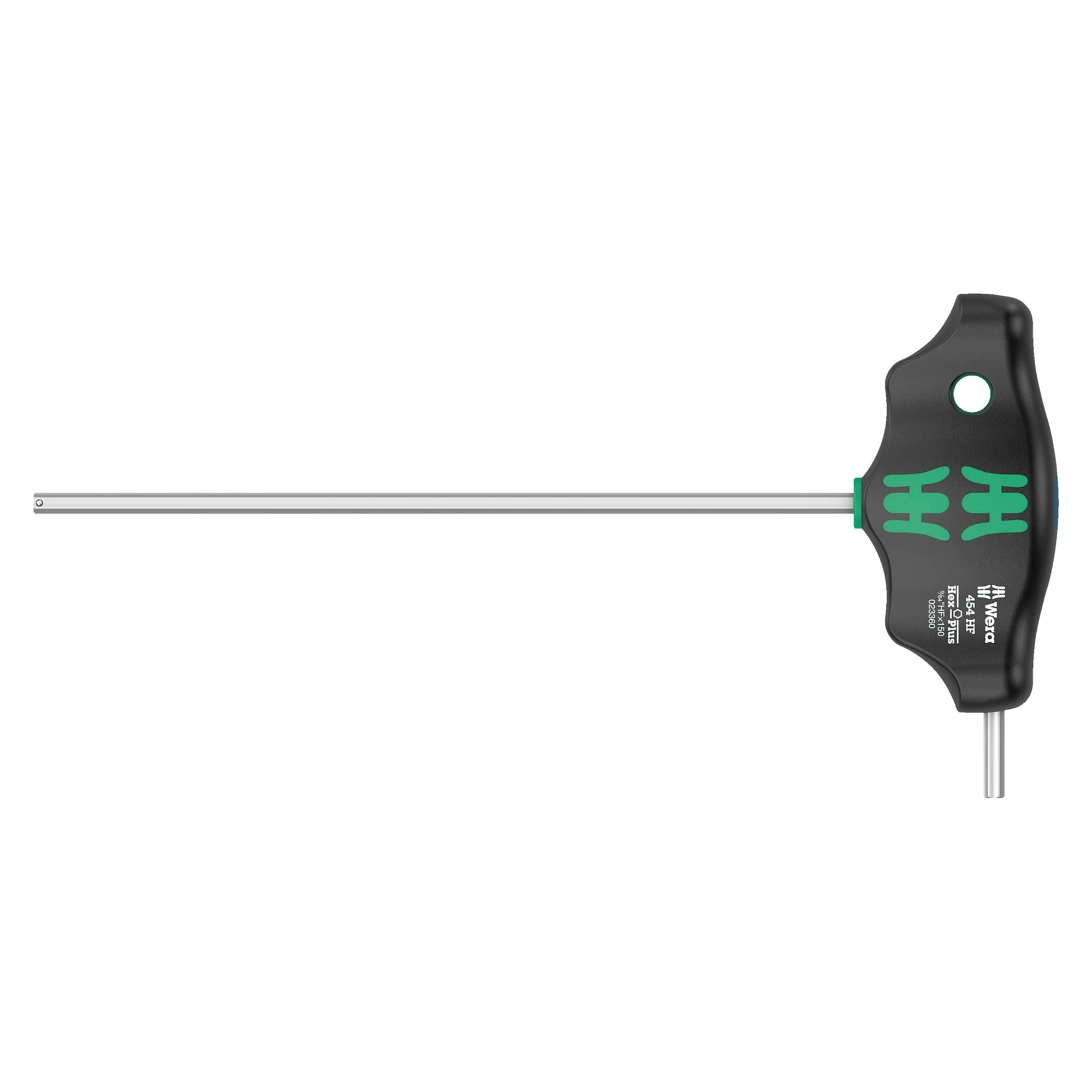 454 HF Tournevis hexagonal en T Hex-Plus avec fonction de retenue, impérial, 5/16" x 150 mm - Wera 05023365001