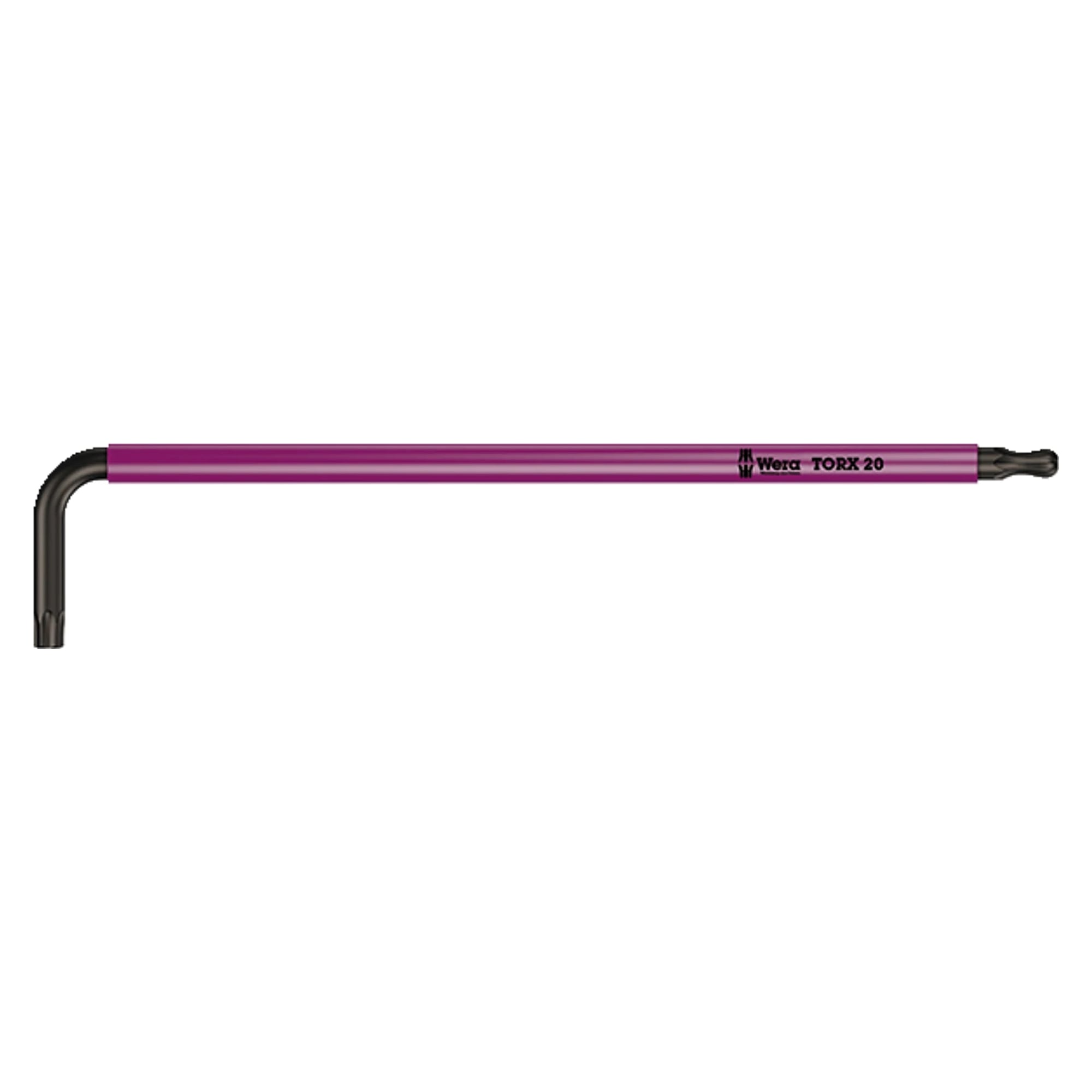 967 SPKL TORX BO L-key Multicolour, BlackLaser, TX 40 x 132 mm - Wera 05024358001