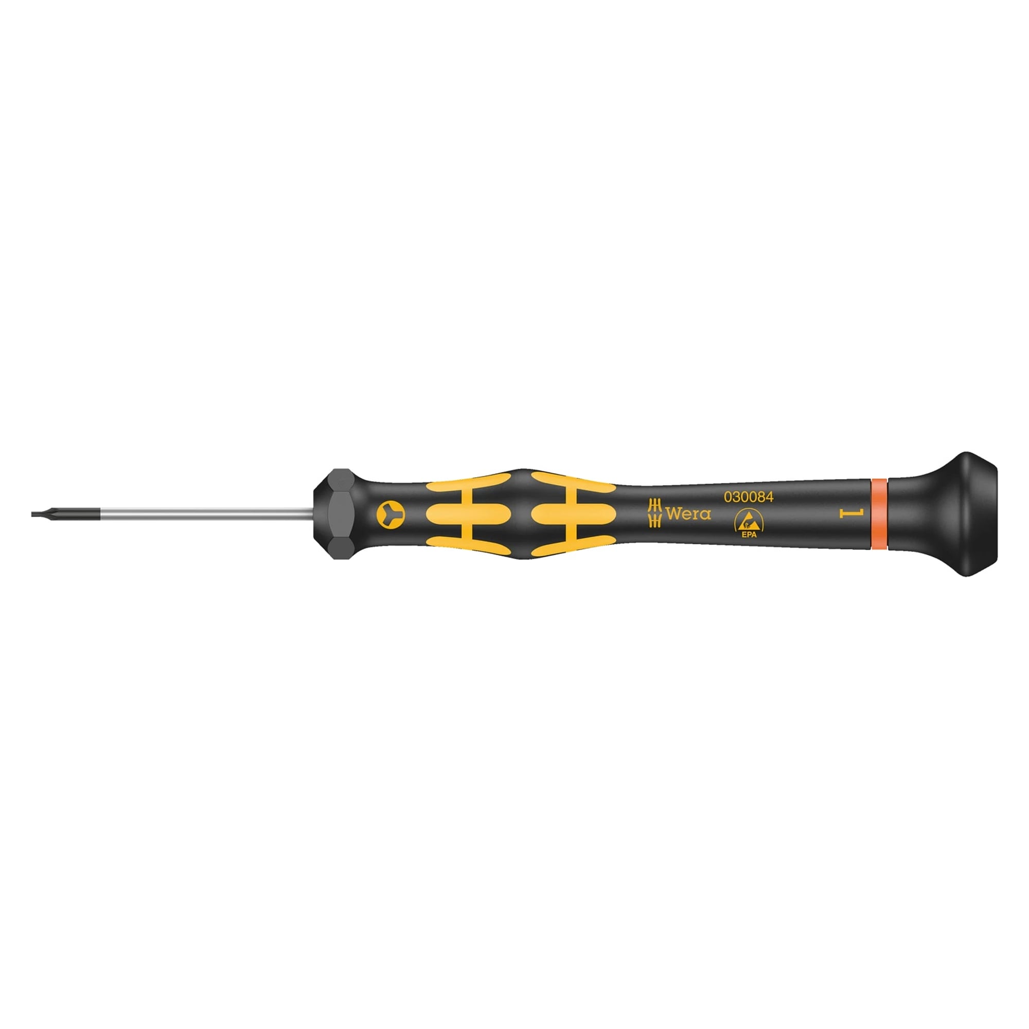 1572 ESD Kraftform Micro Schraubendreher für Microstix Schrauben, Größe 1 x 40 mm - Wera 05030084001