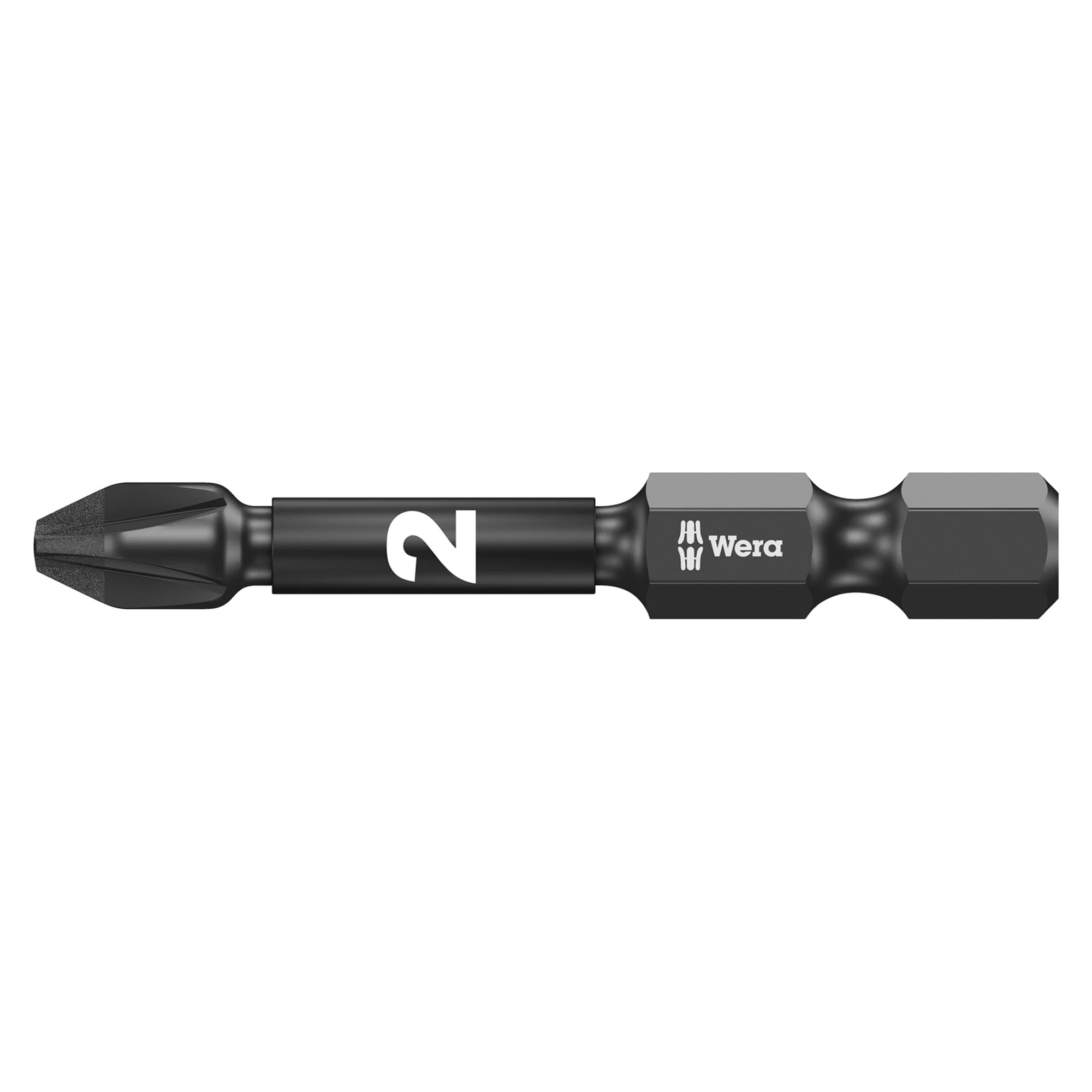 855/4 IMP DC embouts Impaktor Pozidriv PZ 2 x 50 mm, 6 pans 1/4", 5 pièces DIY - Wera 05057661001