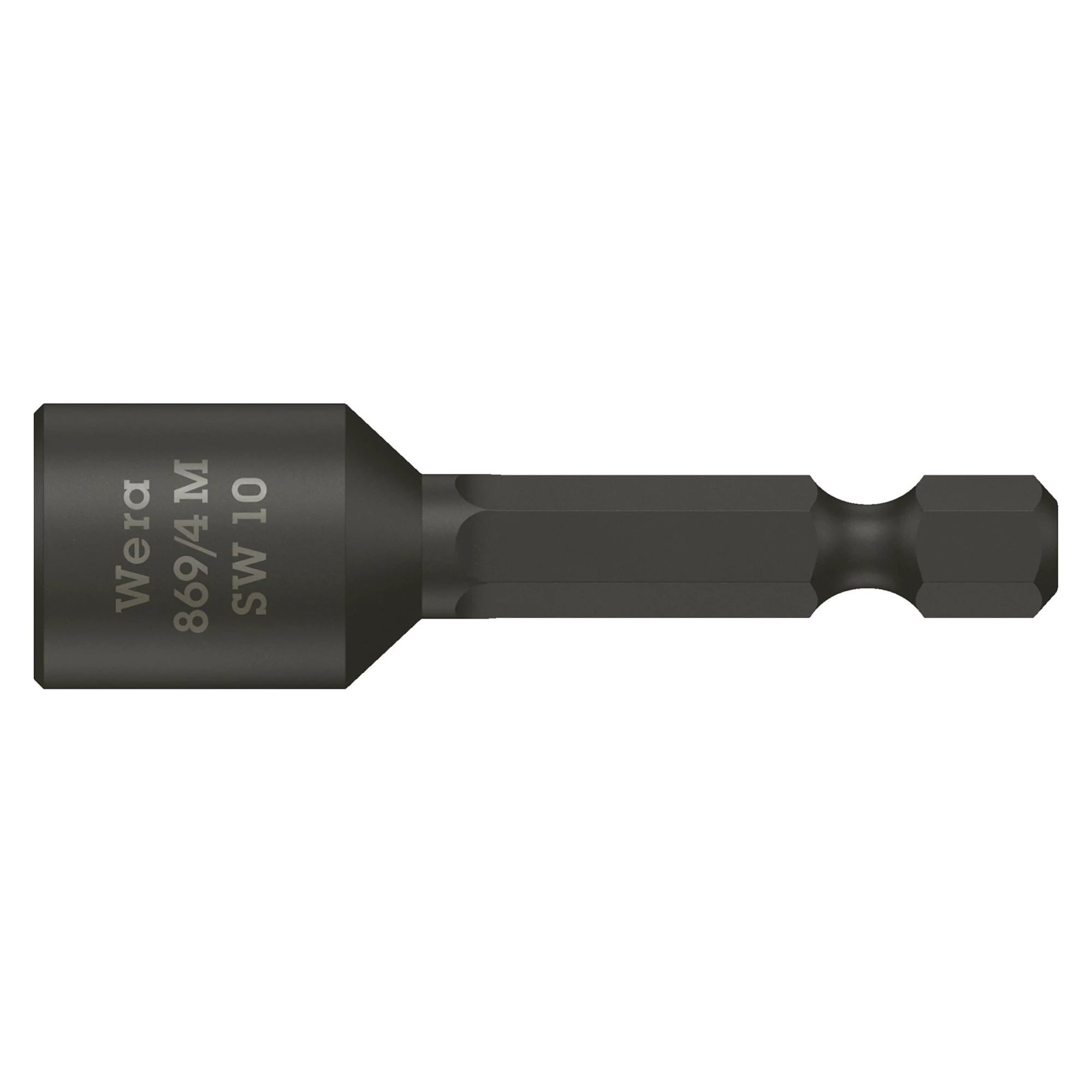 869/4 M Douille six pans magnétique 10 x 65 mm, emmanchement 6 pans 1/4" - Wera 05060235001