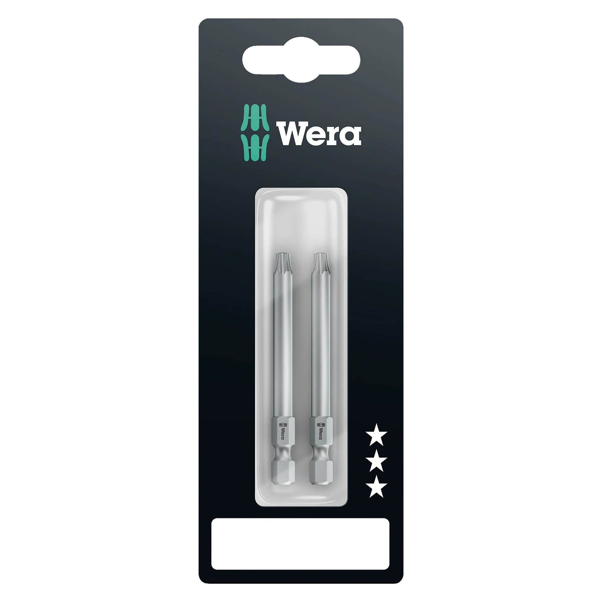 867/4 Embouts TORX Z BO avec alésage TX 40 x 70 mm, 2 pièces - Wera 05073073001