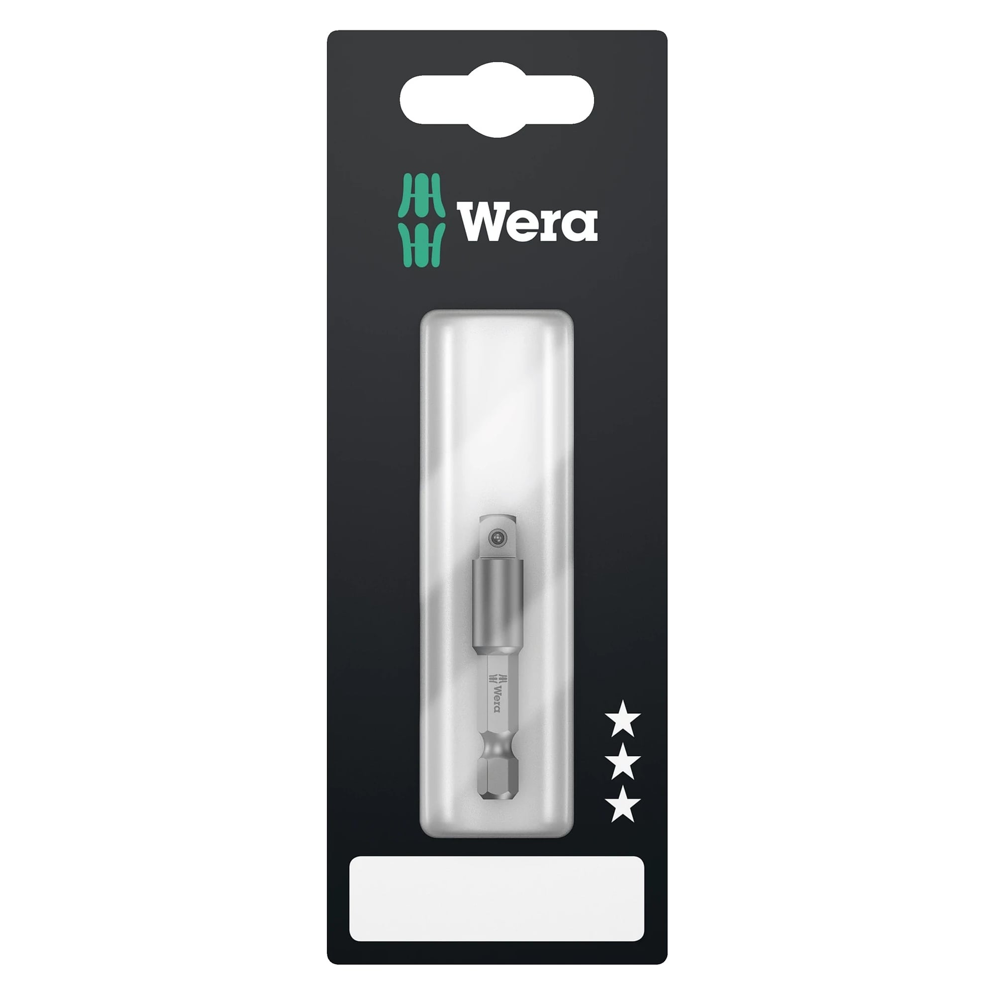 870/4 SB Adaptor 1/4" hexagon to 1/2" square x 72 mm, with ball - Wera 05073985001