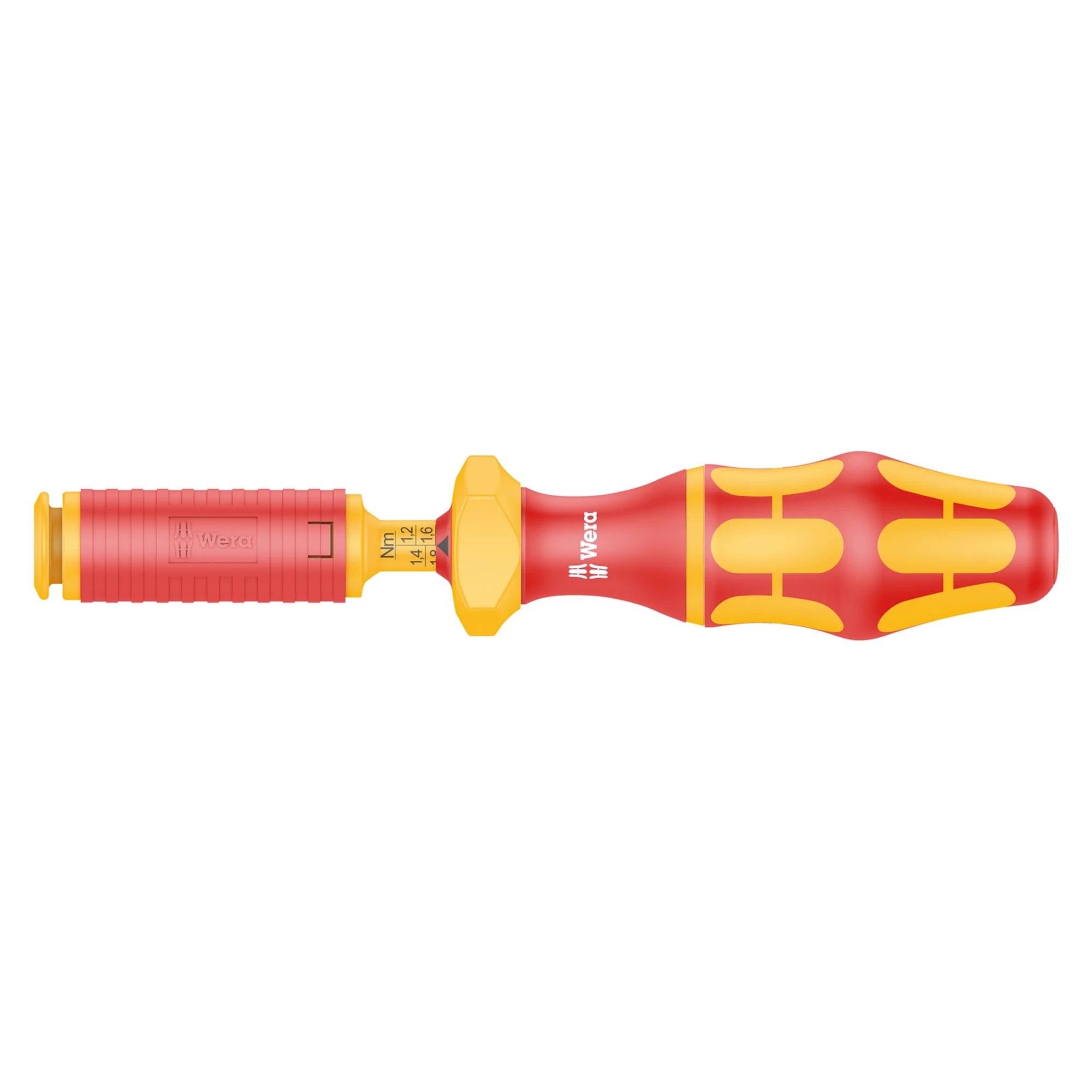 Series 7400 VDE Kraftform adjustable torque handle 7440 VDE, 0.3-1.2 Nm, up to 1000 V - Wera 05074752001