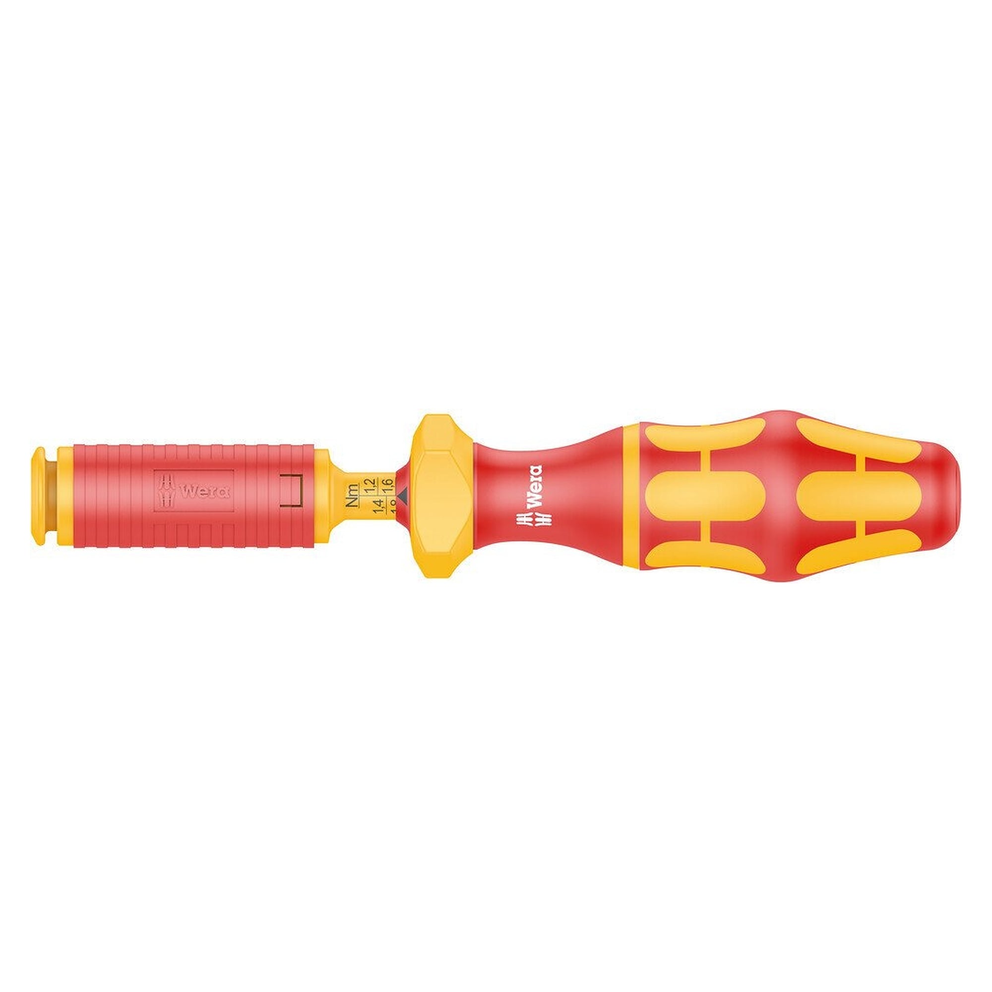 Série 7400 VDE Kraftform Manche dynamométrique réglable 7444 VDE, 1,7-3,5 Nm, jusqu'à 1000 V - Wera 05074757001