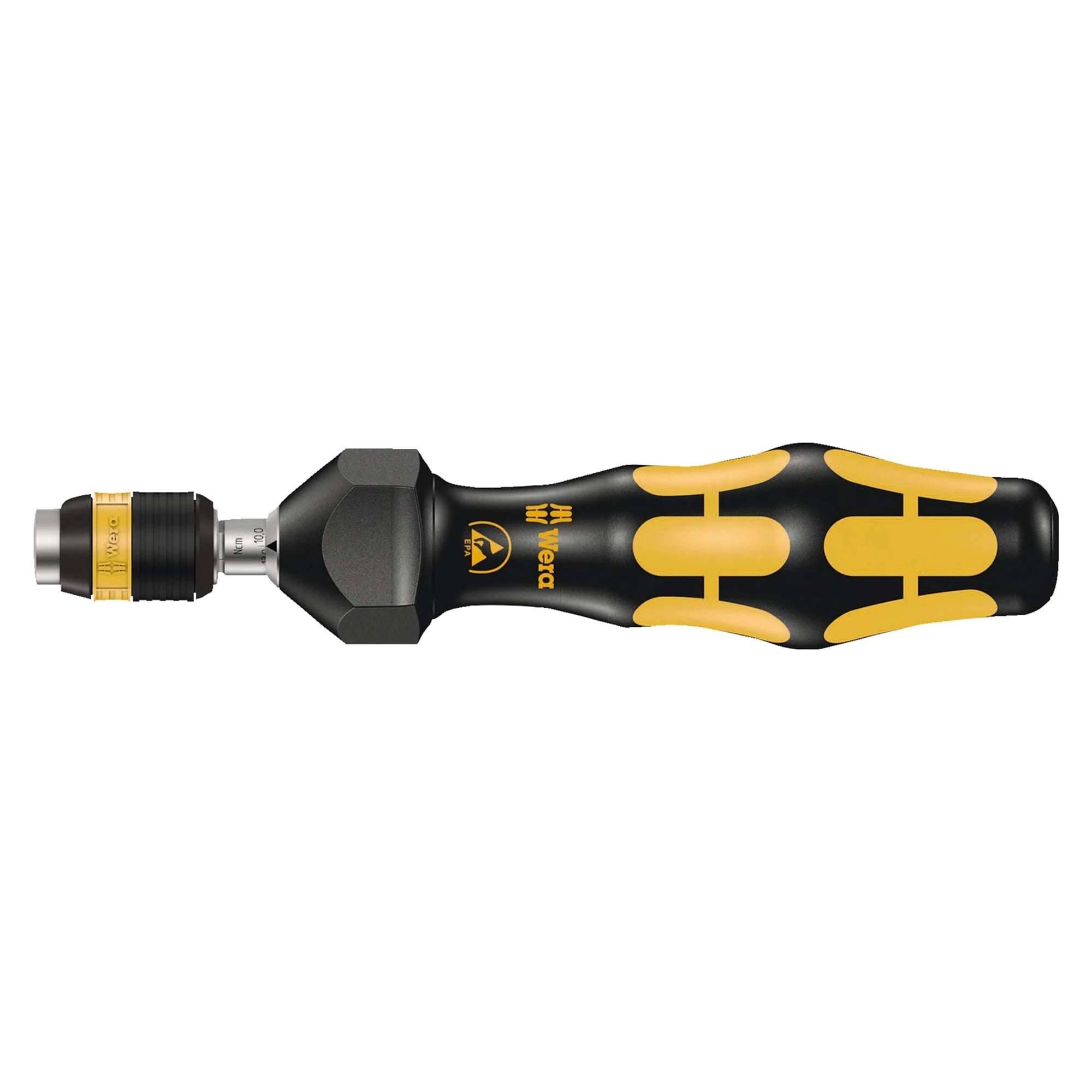 Kraftform 7431 ESD adjustable torque screwdriver 0.30-1.00 Nm, 1/4" Rapidaptor - Wera 05074782001