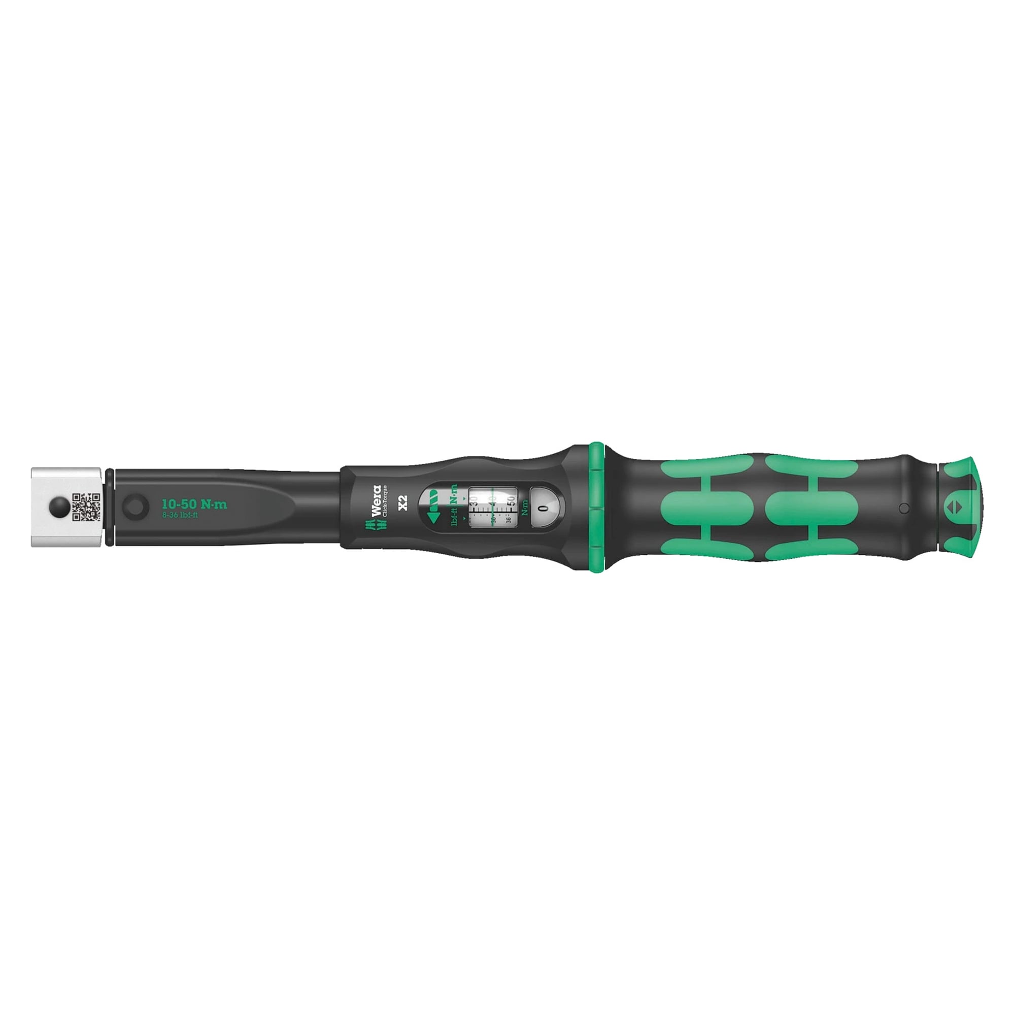 Click-Torque X 2 Drehmomentschlüssel für Einsteckwerkzeuge 9x12 mm, 10-50 Nm - Wera 05075652001