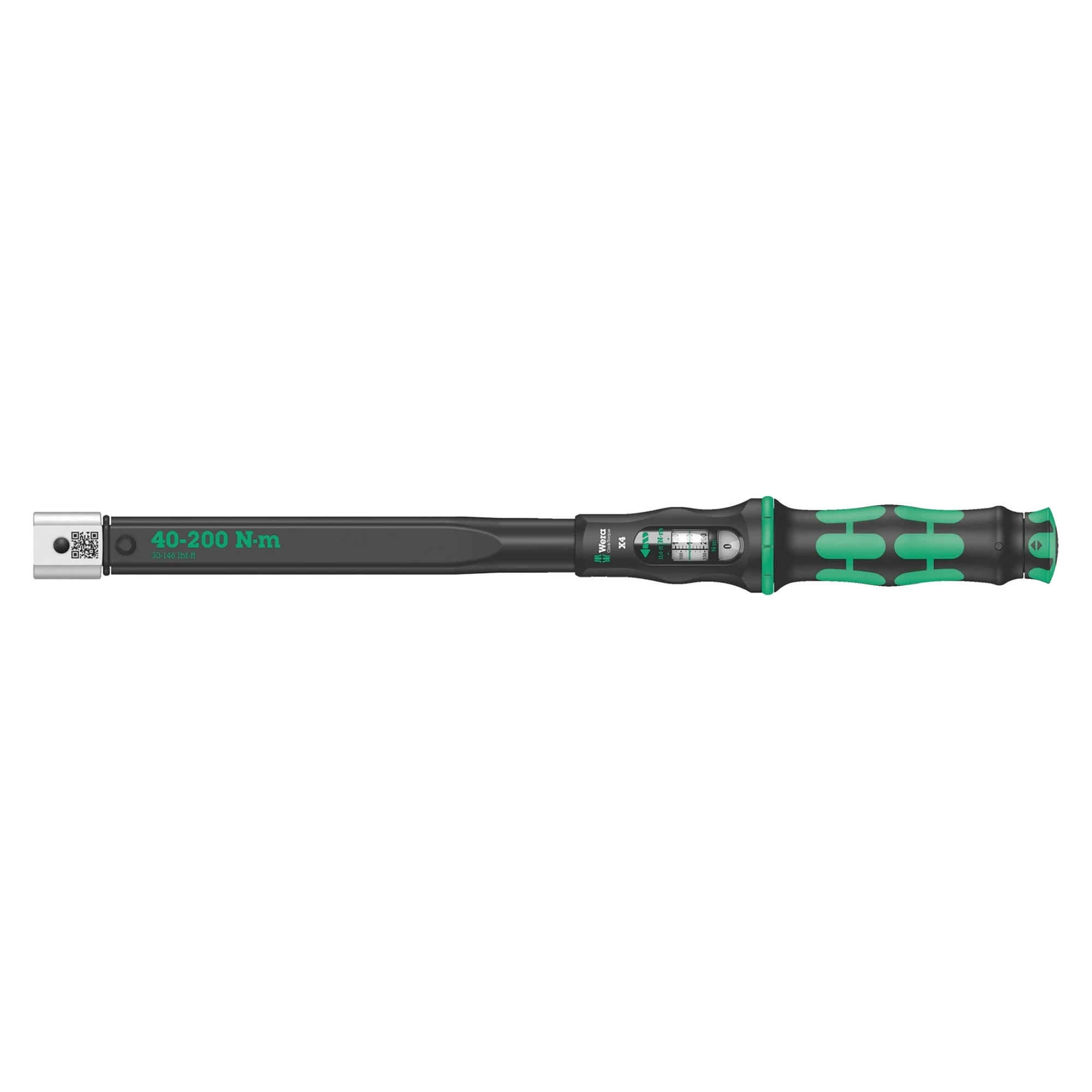 Click-Torque X 4 Drehmomentschlüssel für Einsteckwerkzeuge 14x18 mm, 40-200 Nm - Wera 05075654001