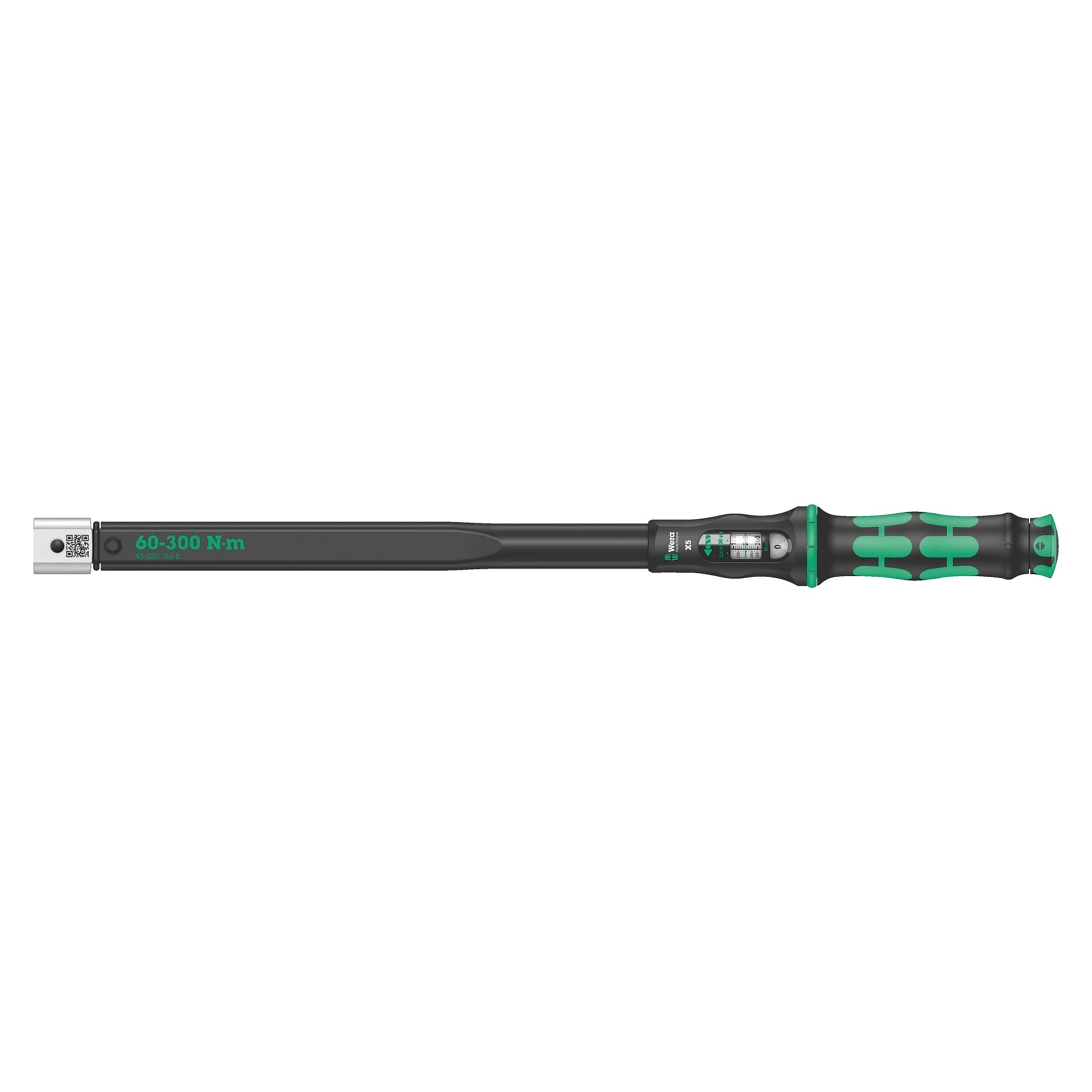 Click-Torque X 5 Drehmomentschlüssel für Einsteckwerkzeuge 14x18 mm, 60-300 Nm - Wera 05075655001