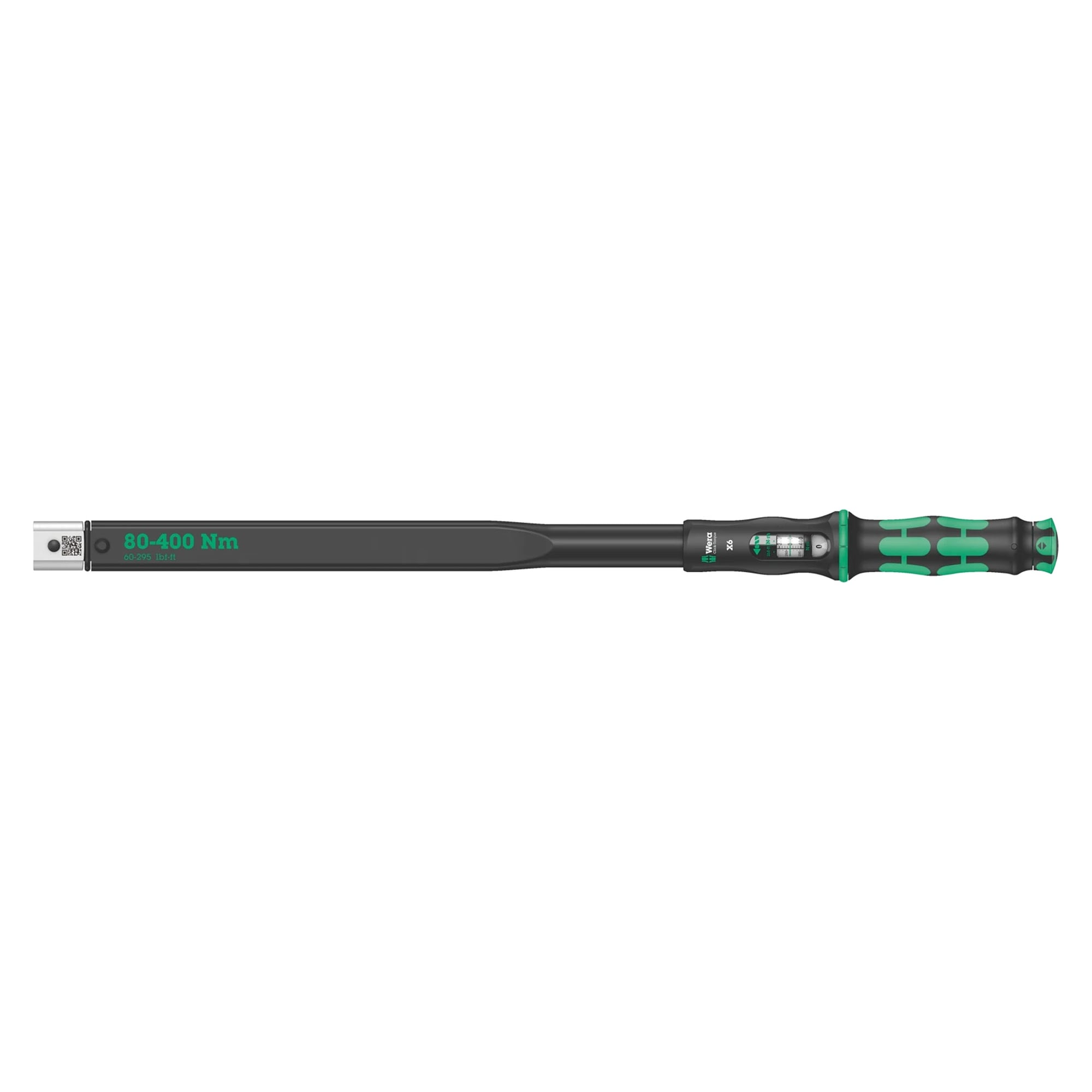 Click-Torque X 6 Drehmomentschlüssel für Einsteckwerkzeuge 14x18 mm, 80-400 Nm - Wera 05075656001