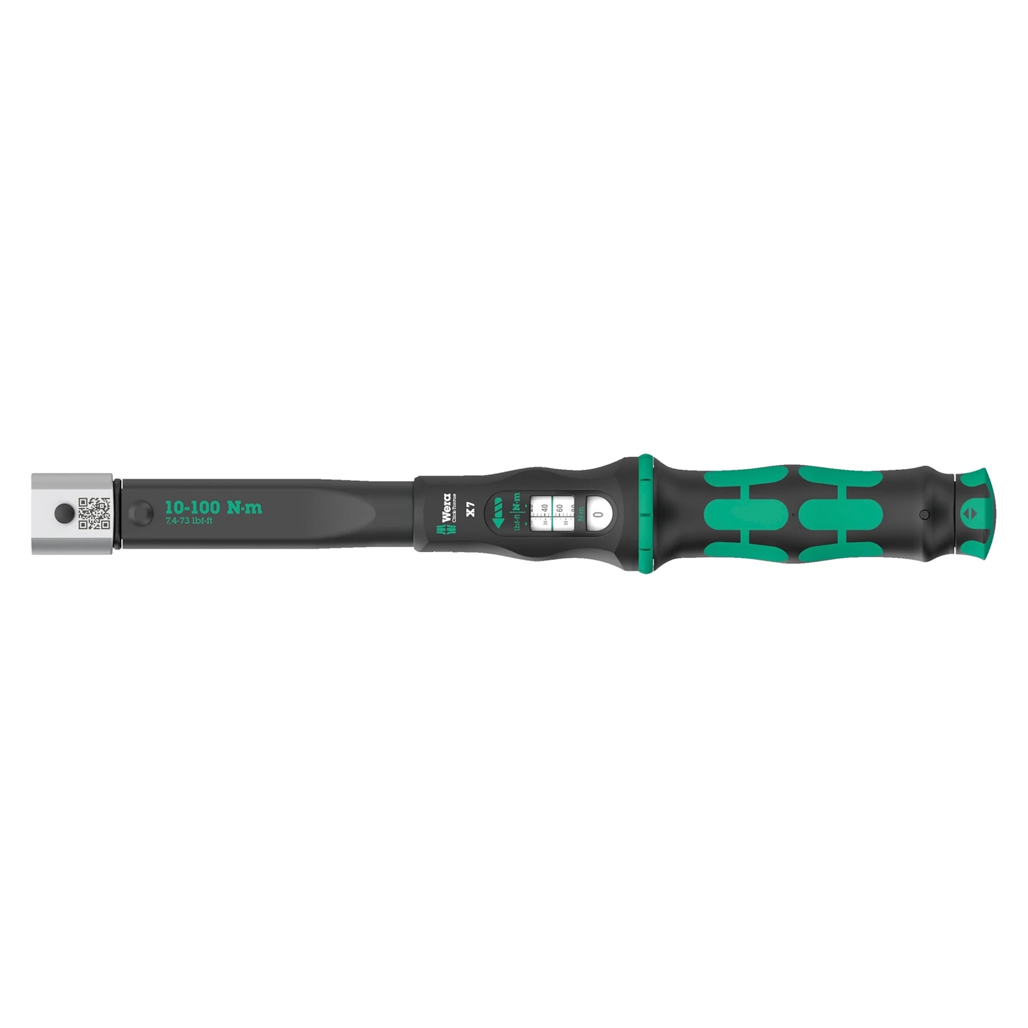 Click-Torque X 7 Drehmomentschlüssel für Einsteckwerkzeuge 14x18 mm, 10-100 Nm - Wera 05075657001