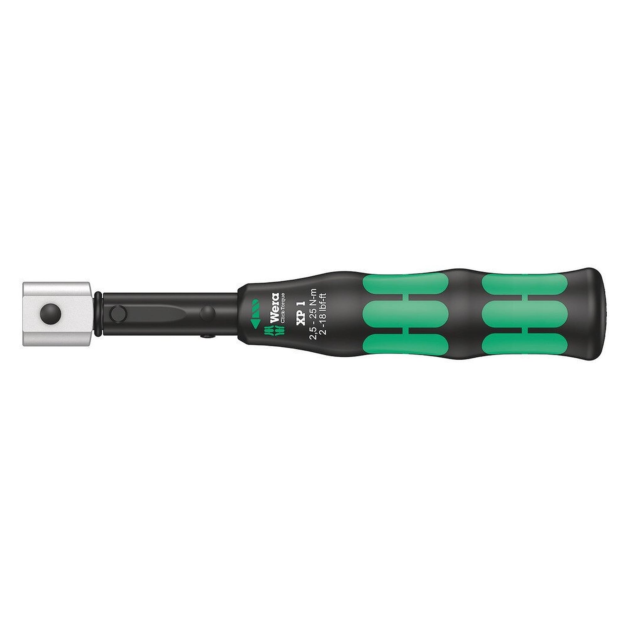 Click-Torque XP 1 clé dynamométrique préréglée à outil interchangeable 9x12 mm, 2,5 Nm, 2,5-25 Nm - Wera 05075670001