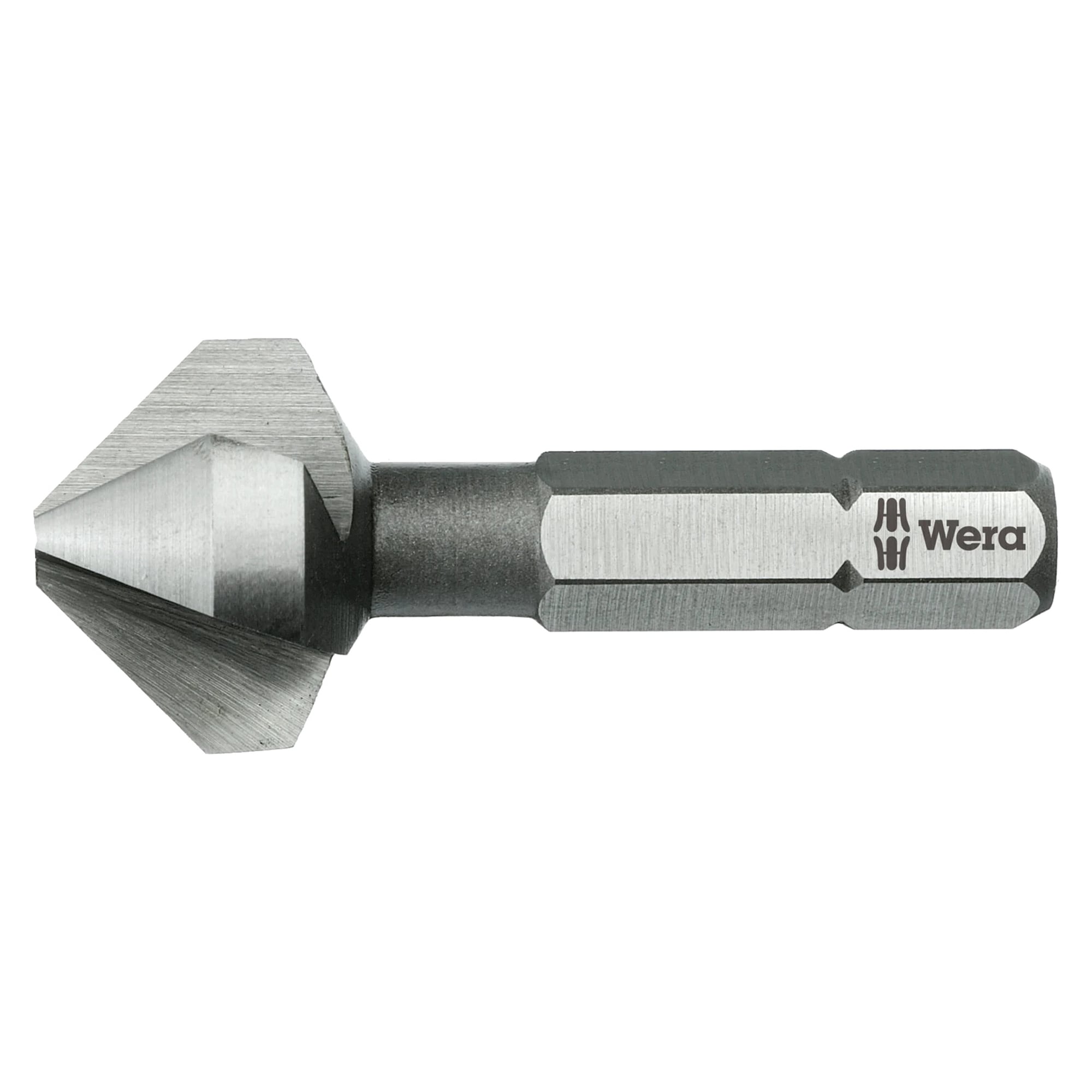 846 HSS 3-flute countersink bit 90°, 20.5 mm for M 10, 1/4" hexagon - Wera 05104635001