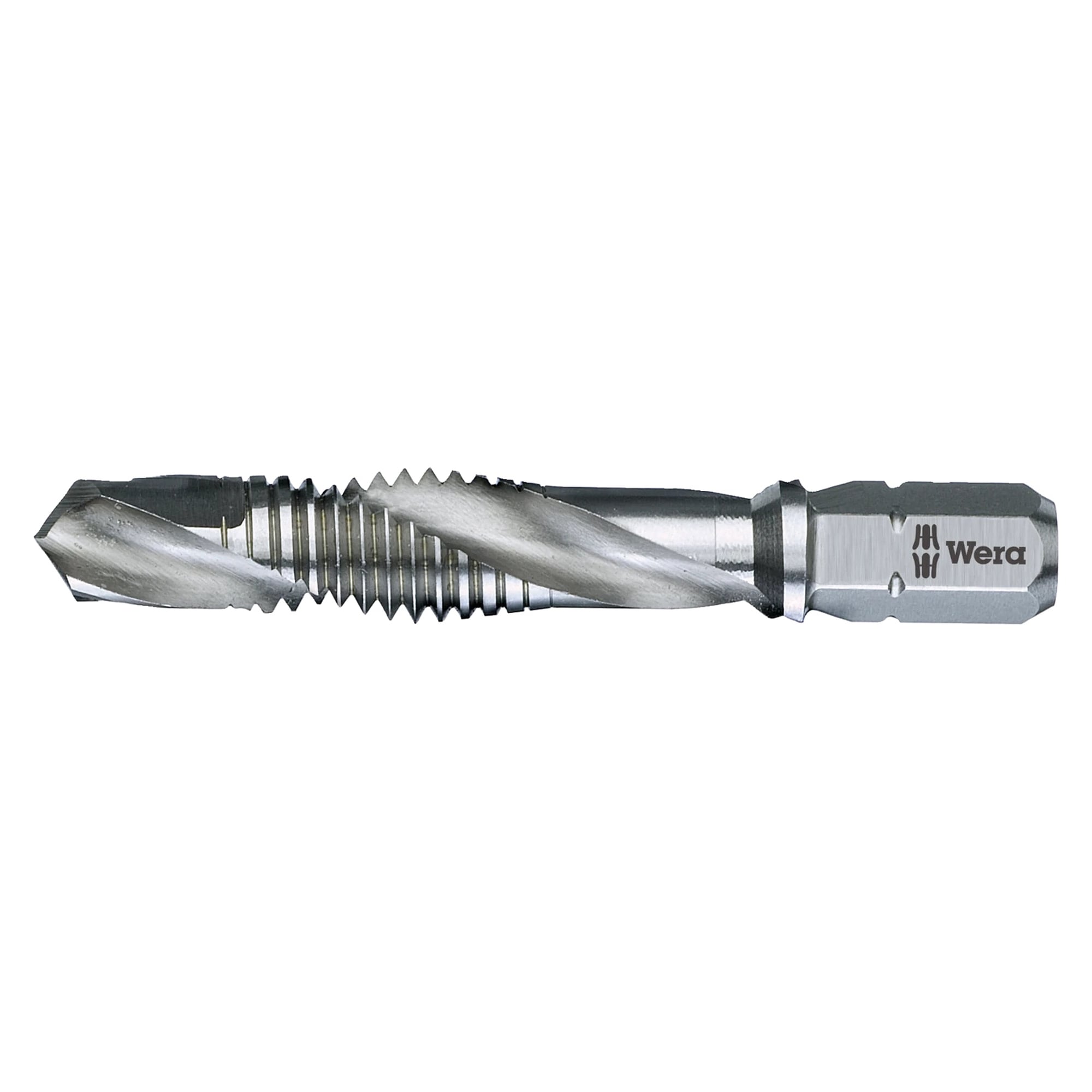 847 HSS Embout-taraud combiné M 8, avant-trou 6,8 mm, longueur 51 mm, 6 pans 1/4" - Wera 05104644001