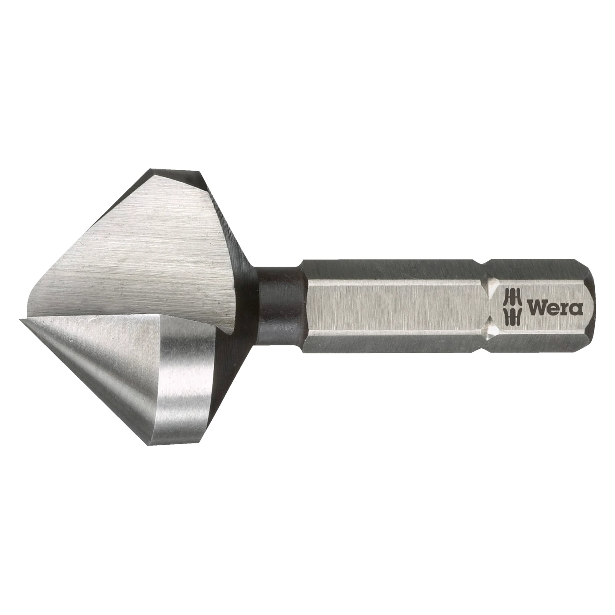 845 1-flute countersink bit 90°, 20.5 mm for M 10, 1/4" hexagon - Wera 05104665001