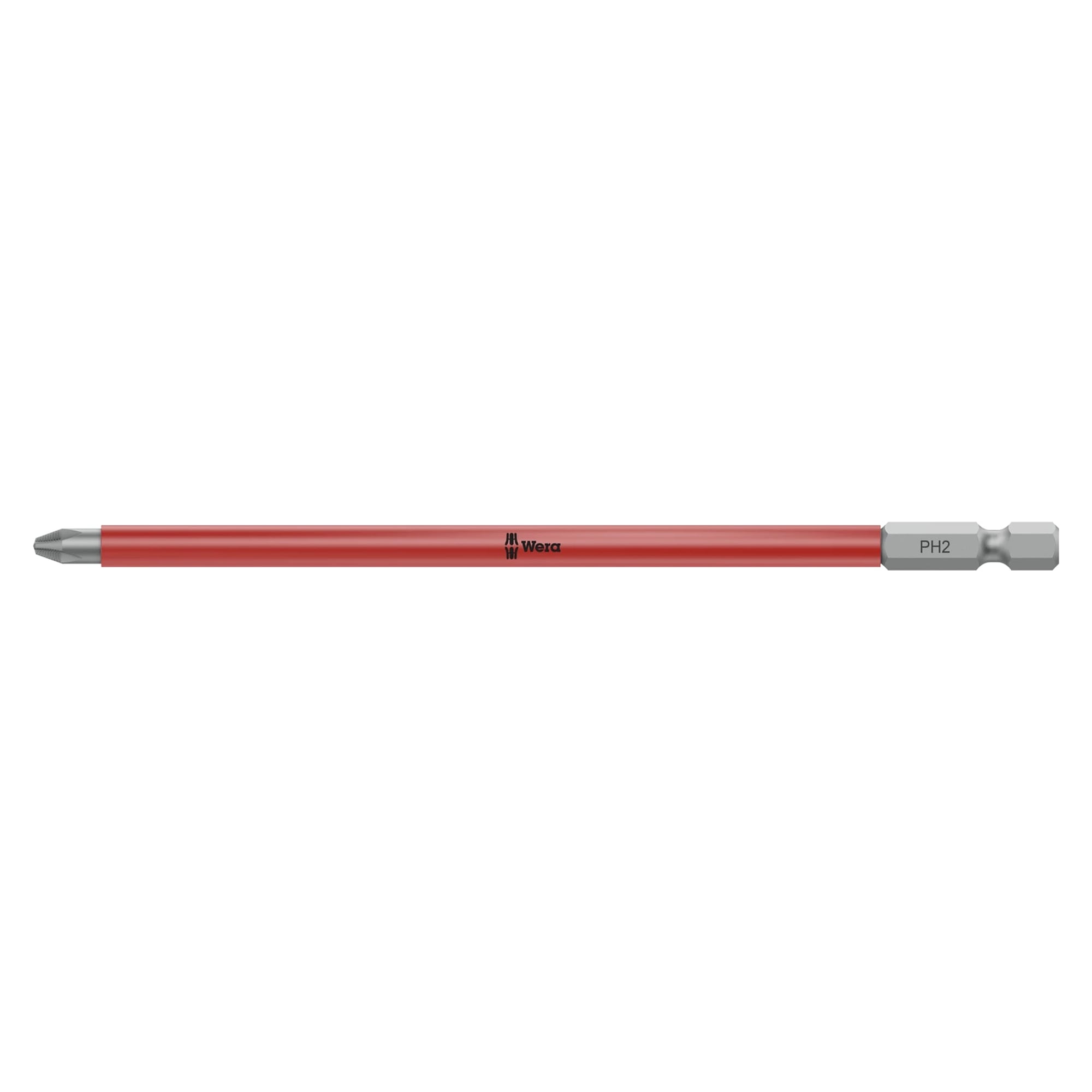 853/4 ACR SL Bit Phillips mit Schlauchummantelung, magnetisiert, PH 2 x 150 mm - Wera 05203913001