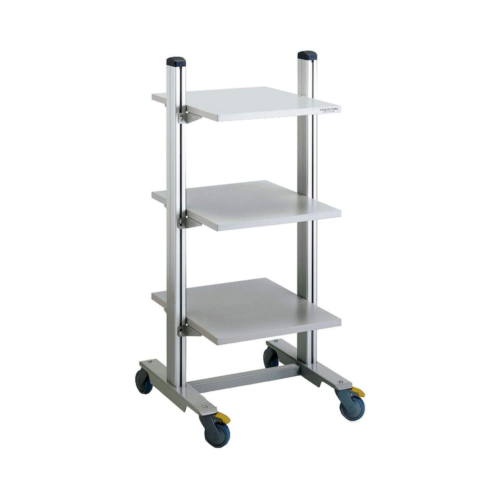 Treston WTR140 ESD. WTR-Universalwagen inkl. 3 Etagenböden TS 605, 530x650 mm, RAL 7035 grau, ESD