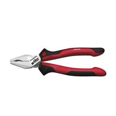 Wiha Combination pliers Industrial with DynamicJoint and OptiGrip with extra long cutting edge (34307)