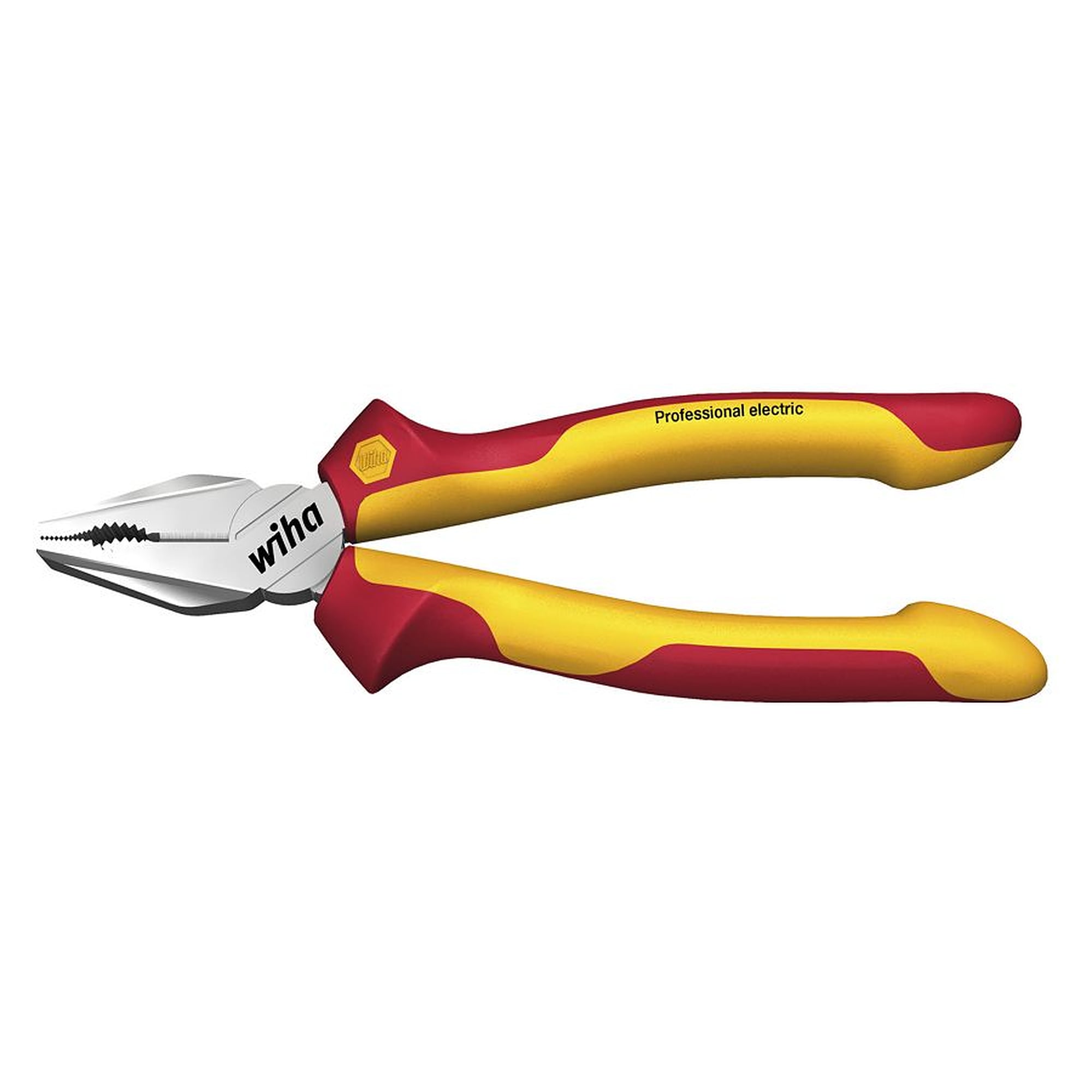 Wiha Combination pliers Professional electric with DynamicJoint and OptiGrip with extra long cutting edge (27418)