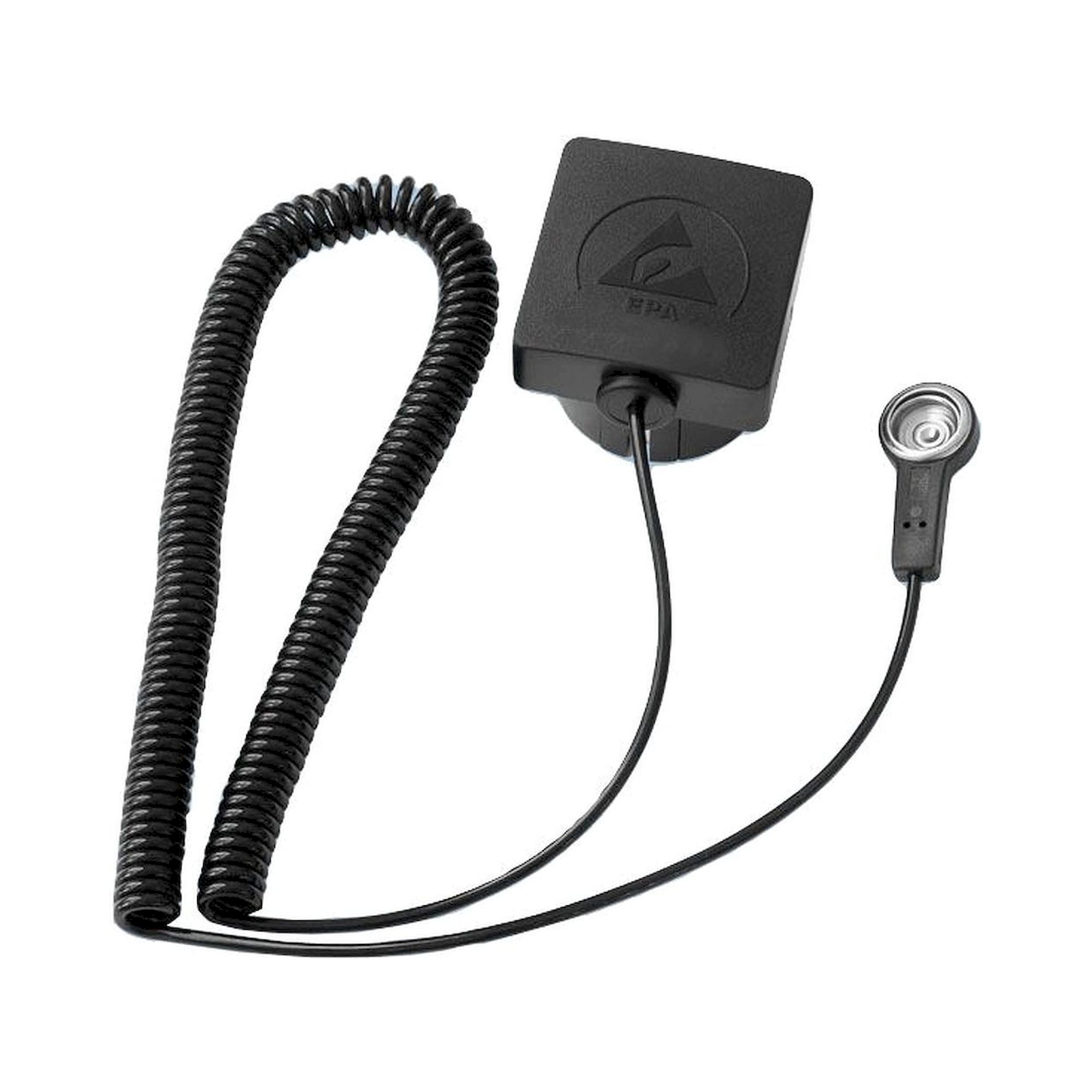 Schuko-Erdungsbaustein DK10, Spiralkabel 2,40 m