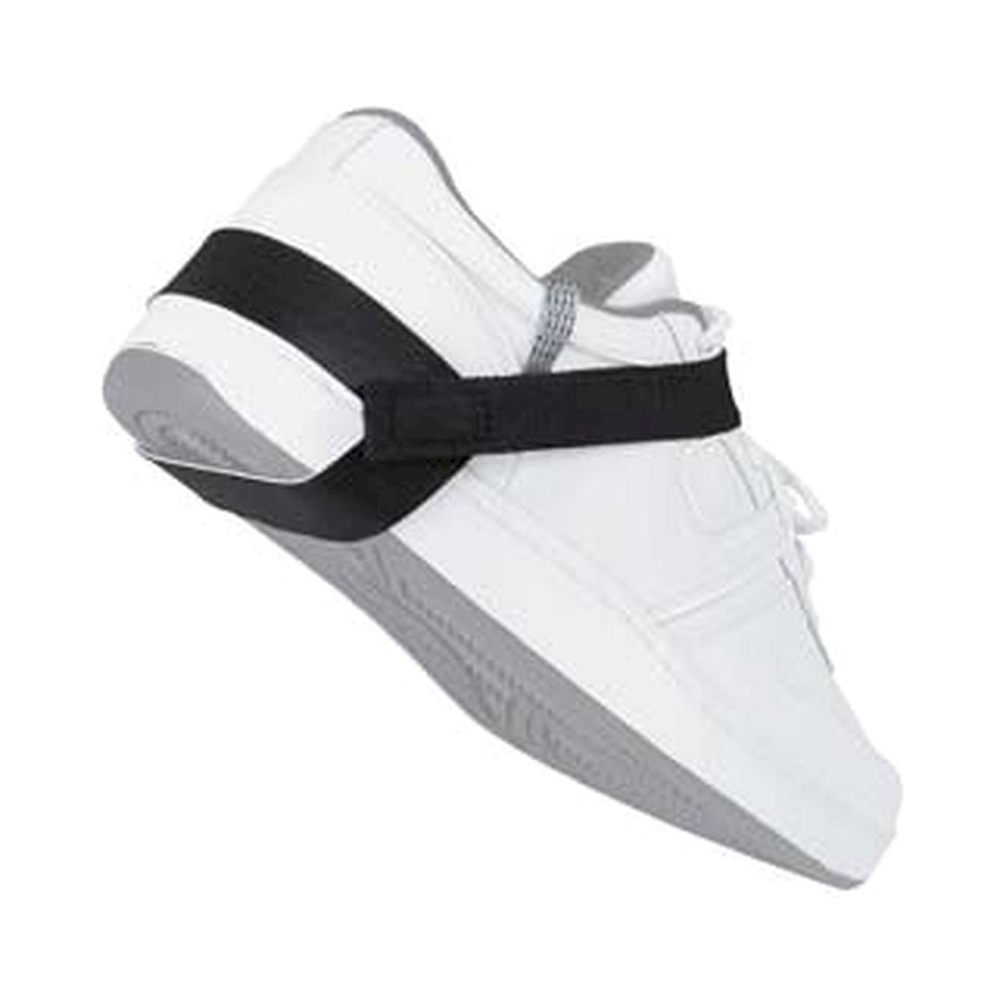 Dauerfersenband schwarz, Klettverschluss