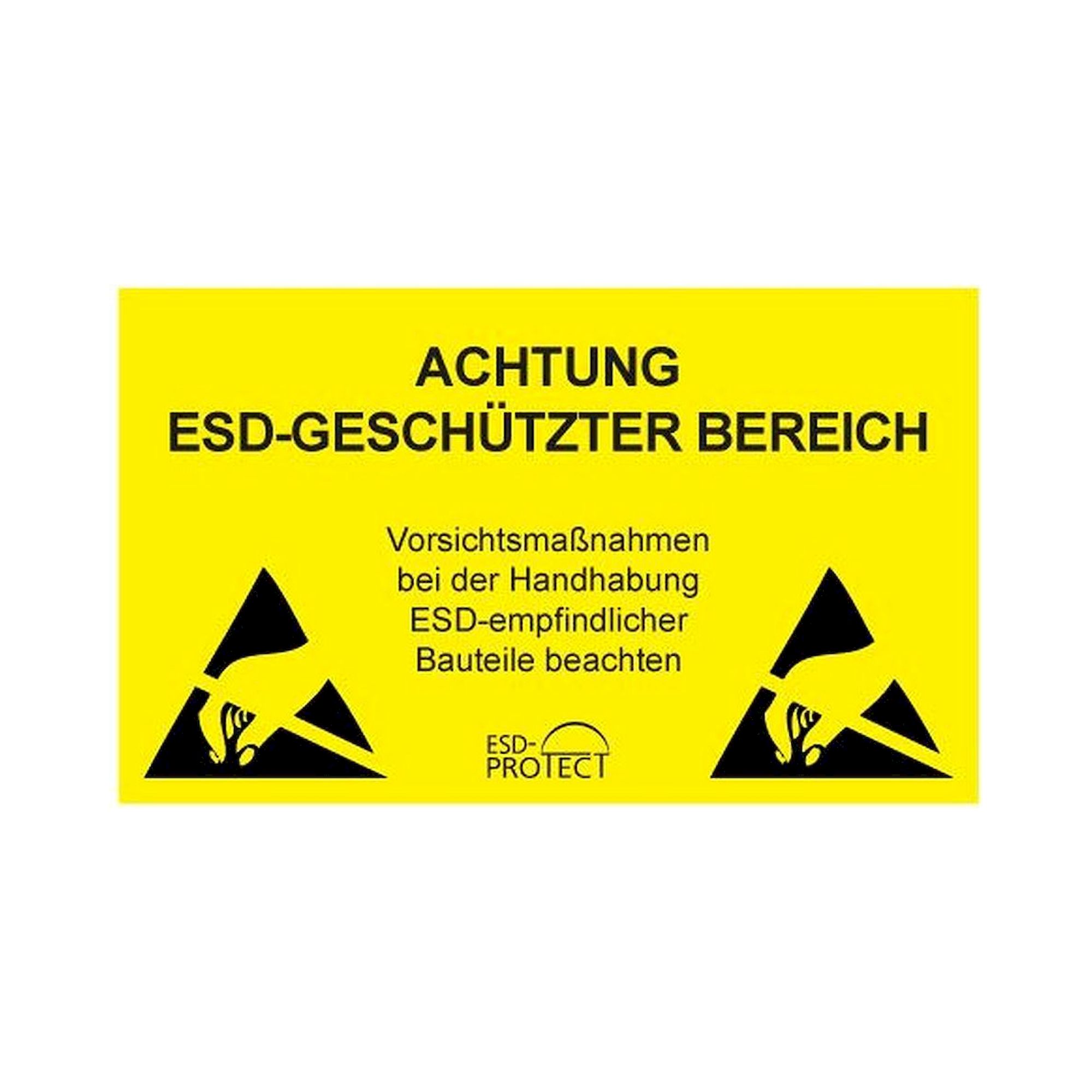 EPA-Eingangsschild, Deutsch, selbstklebende Folie, 300 x 150 mm