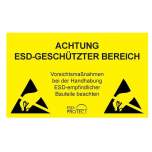 EPA-Eingangsschild, Deutsch, selbstklebende Folie, 300 x 150 mm