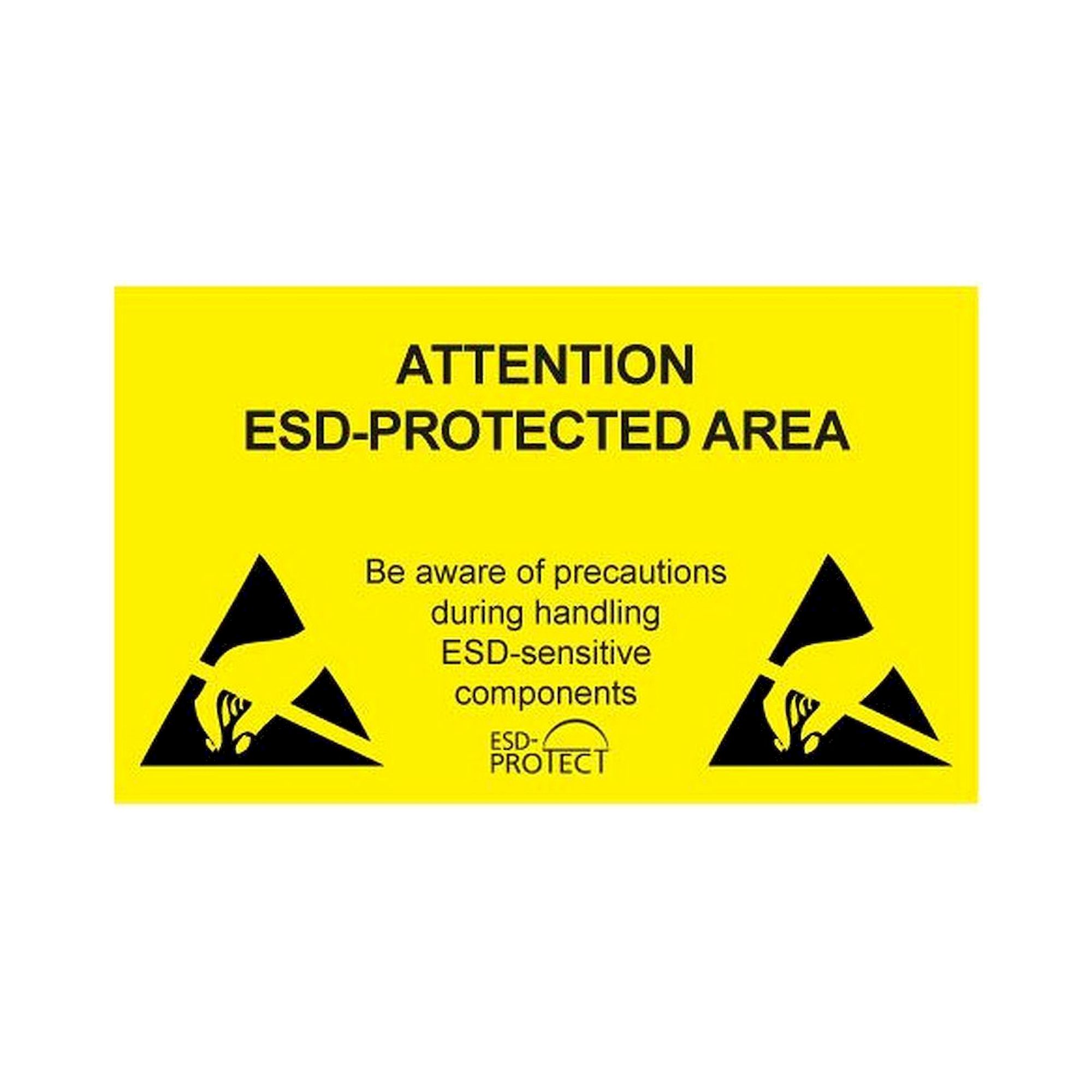 EPA-Eingangsschild, Englisch, selbstklebende Folie, 300 x 150 mm