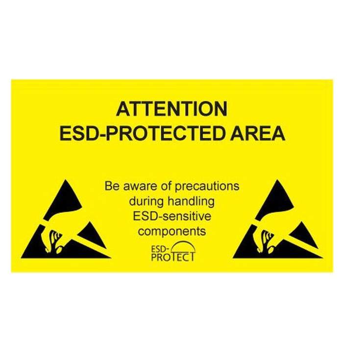 EPA-Eingangsschild, Englisch, selbstklebende Folie, 300x150 mm