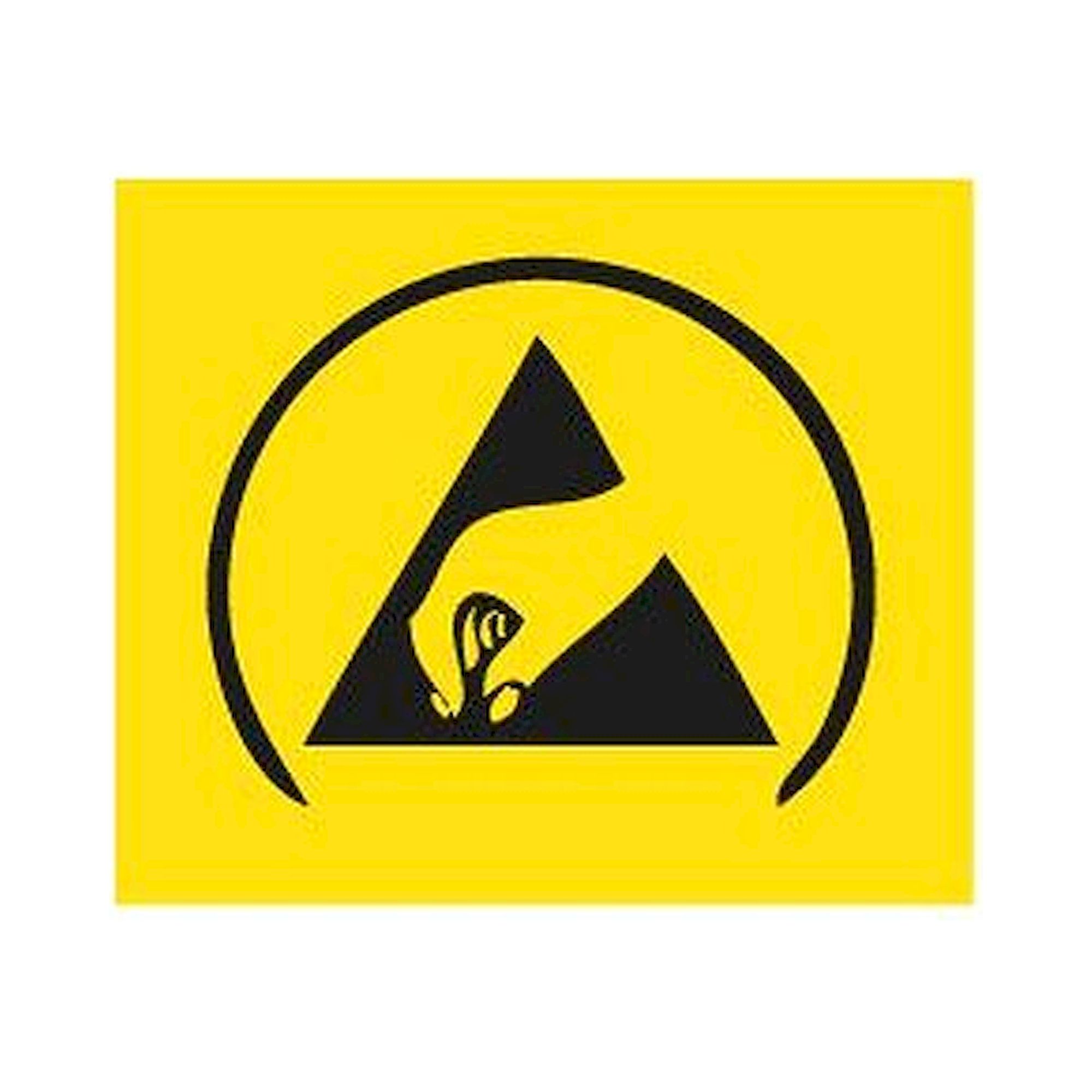 ESD-Symbol Warnaufkleber