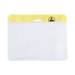 ESD-Ausweishülle mit Schlitz für Umhängeband, 100 x 78