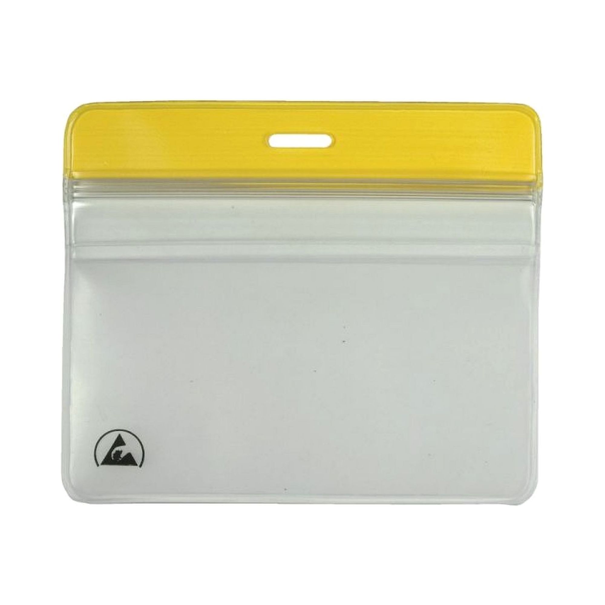 ESD-Ausweishülle mit Schlitz und Zipper, 102 x 86