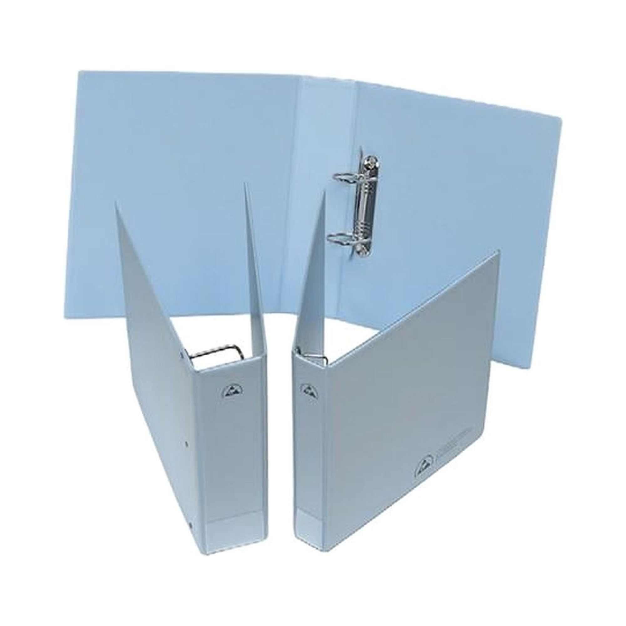 Ringordner DIN A4,hellblau, permanent antistatisch, 25 mm - 2 Ringe