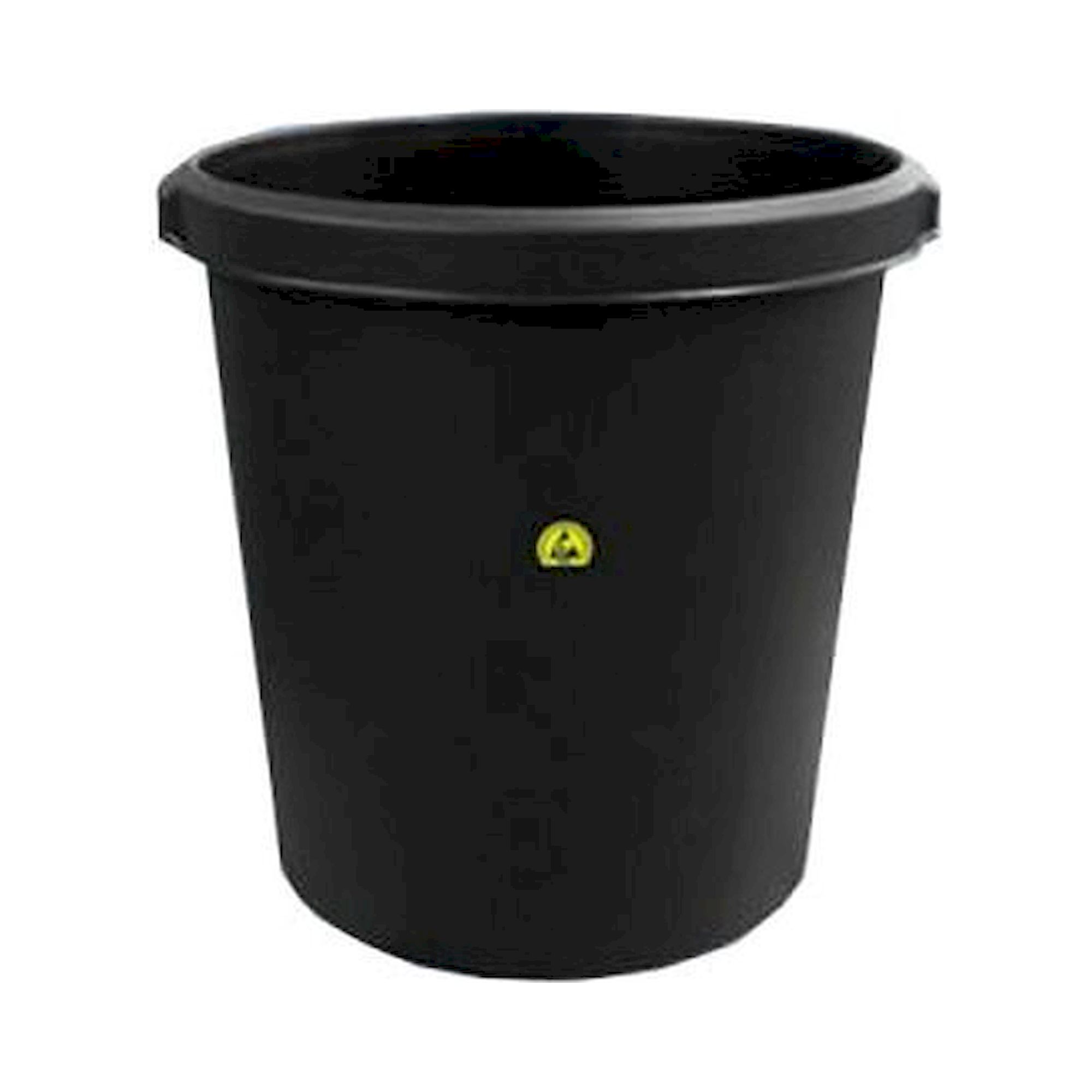 ESD-Abfallbehälter, rund, leitfähig, 18 l