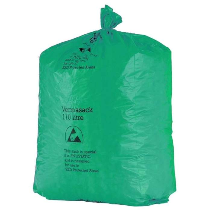 Müllbeutel, grün, antistatisch, 110 l kaufen bei A1-ESD