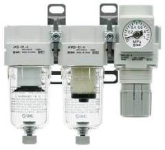 SMC AC20-F02-B. AC20-B to AC60-B, Modular Type, Air Filter + Regulator + Lubricator
