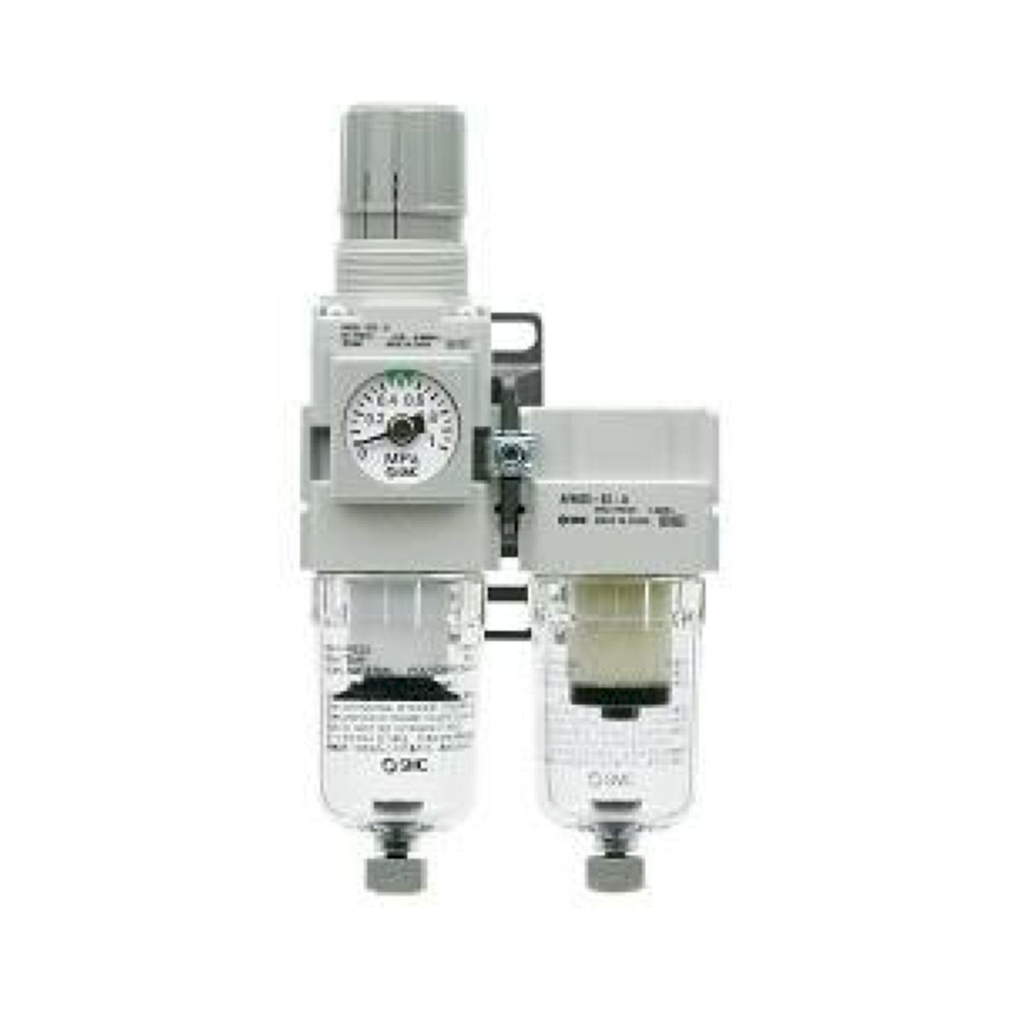 SMC AC30D-F03CE-V-B. AC20D-B to AC40D-B, Modular Type, Filter Regulator + Mist Separator
