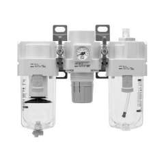 SMC AC50A-F06CE-V-B. AC20A-B bis AC60A-B, Kombinierte Wartungseinheit, Filter-Regler + Druckluftöler