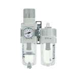 SMC AC30A-F02-R-A. AC10A-40A-A, Wartungsgeräte (neue FRL) in Modulbauweise, Filter Regler + Druckluftöler