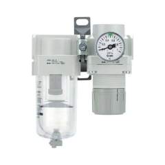 SMC AC40B-F04G-SV-A. AC10B-40B-A (FRL), Modular Type, Air Filter + Regulator
