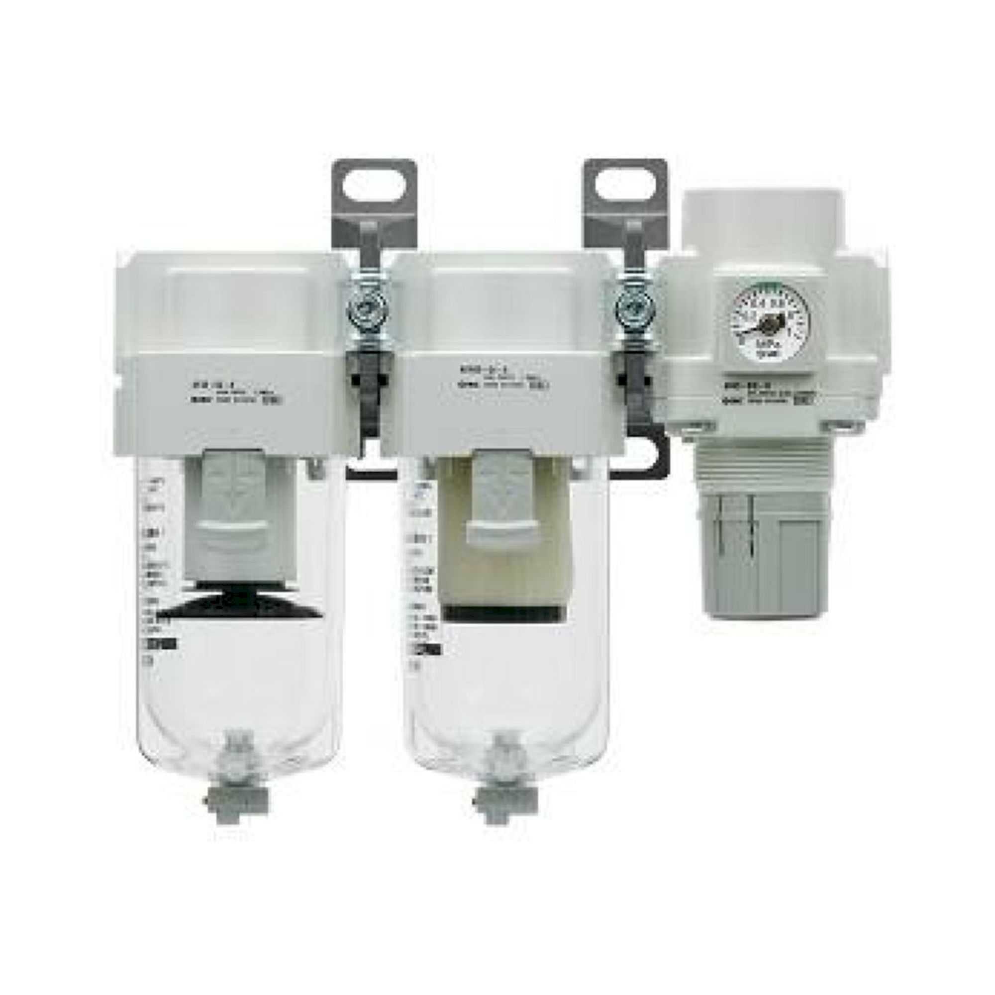 SMC AC40A-F04-V-B. AC20A-B to AC60A-B, Modular Type, Filter Regulator + Lubricator