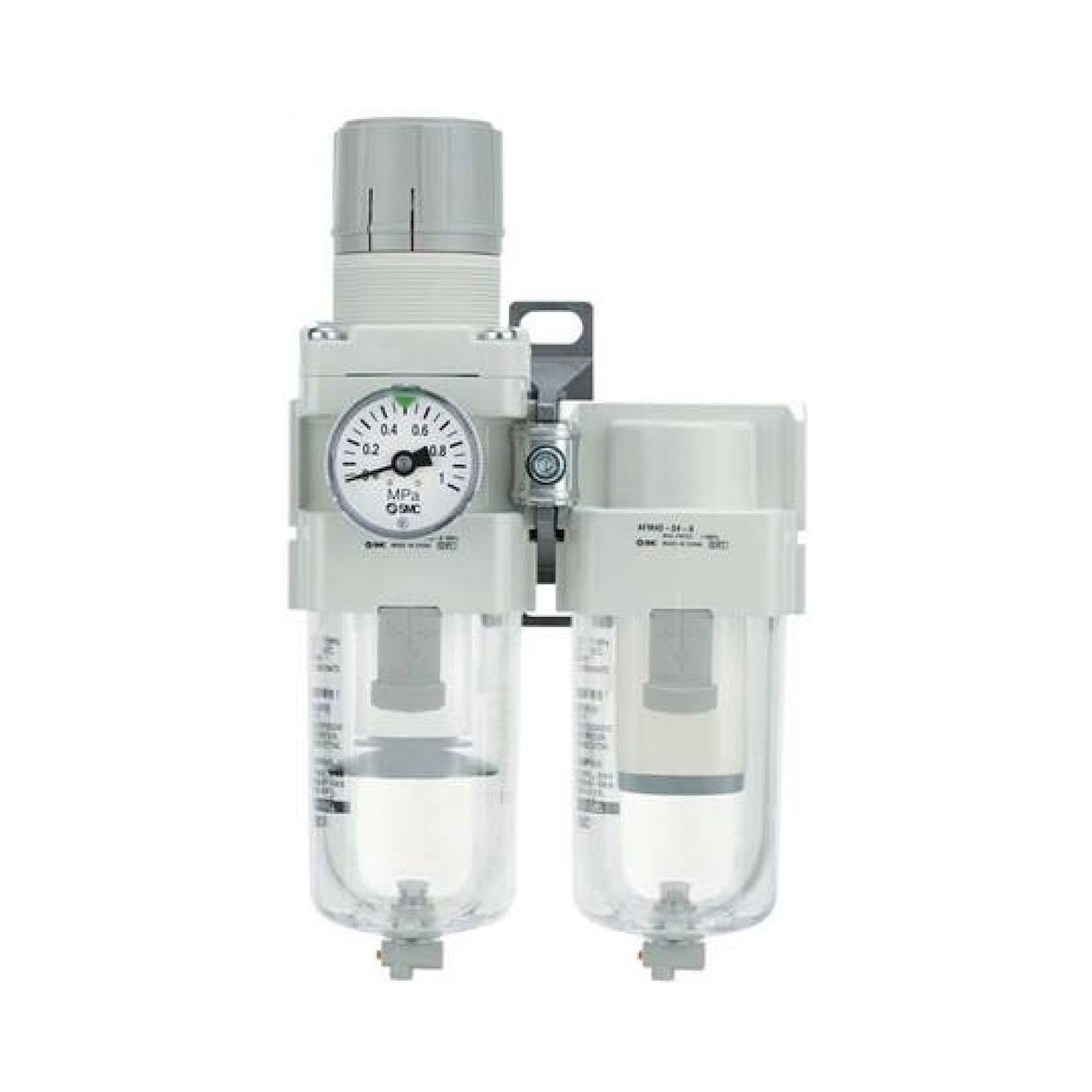 SMC AC40D-F03G-SV-A. AC20D-40D-A (FRL), Modular Type, Filter Regulator + Mist Separator